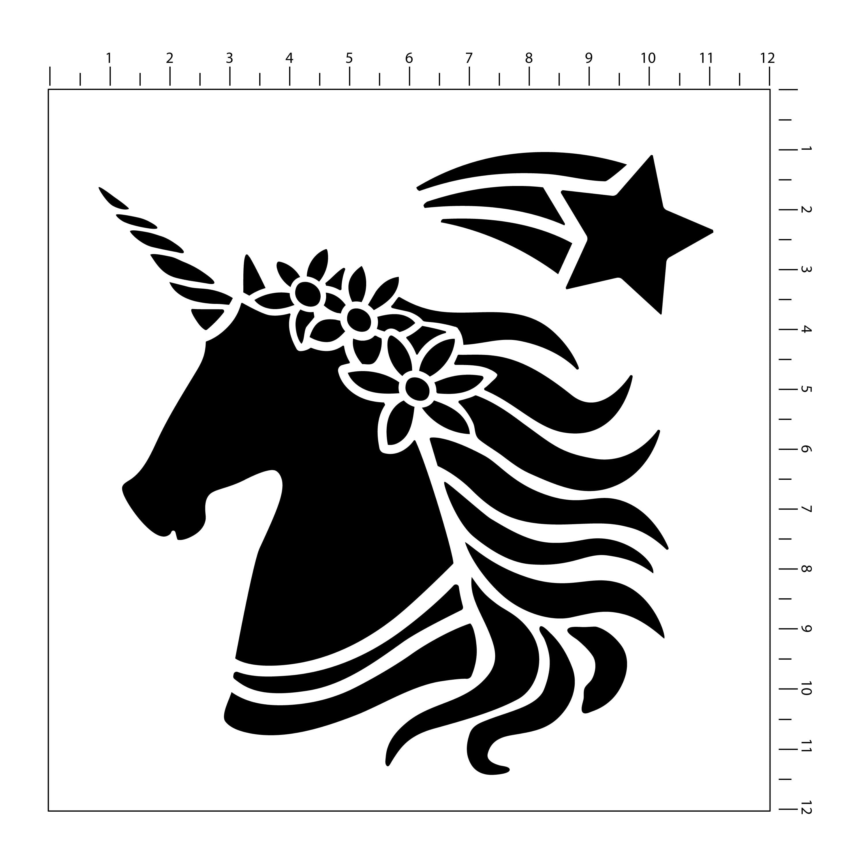 6 Pack: Fantasy Stencils by Craft Smart®, 12" x 12"