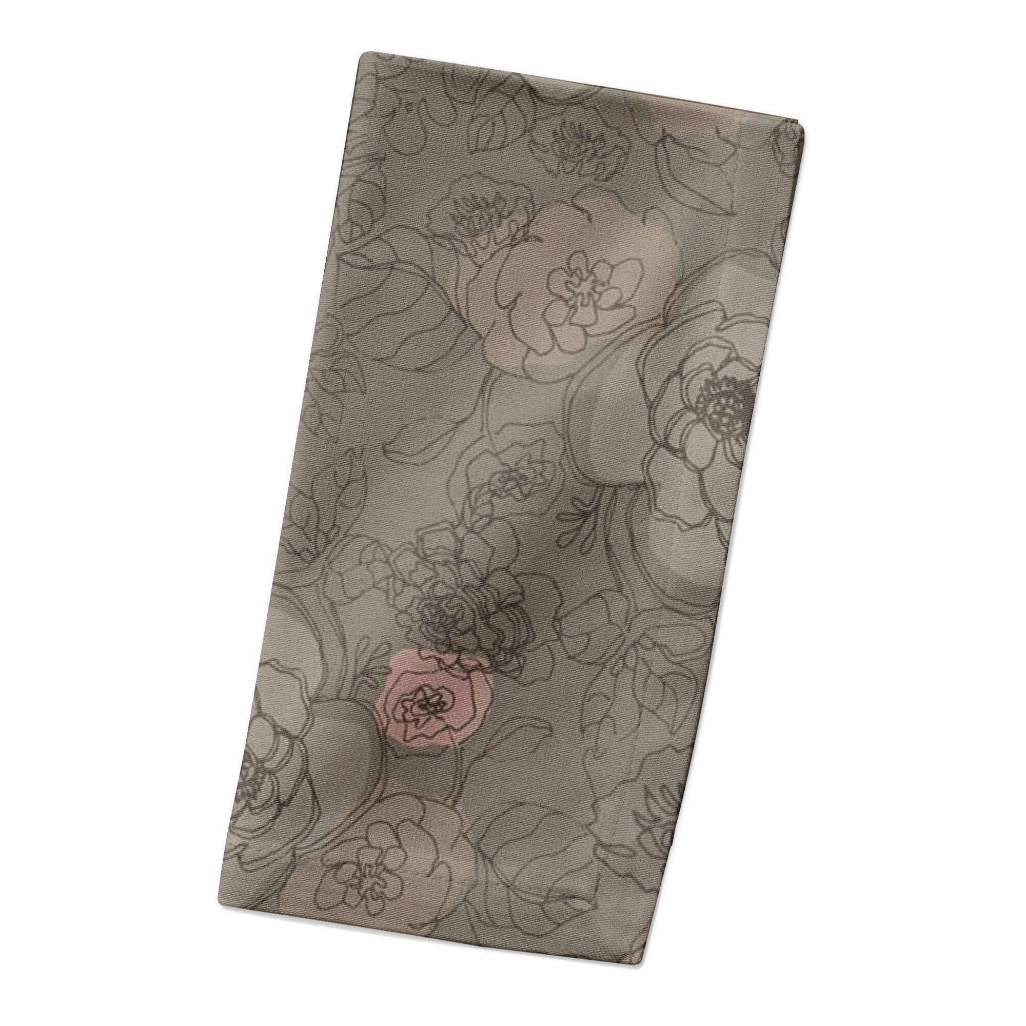 Multi Floral Cotton Twill Napkin