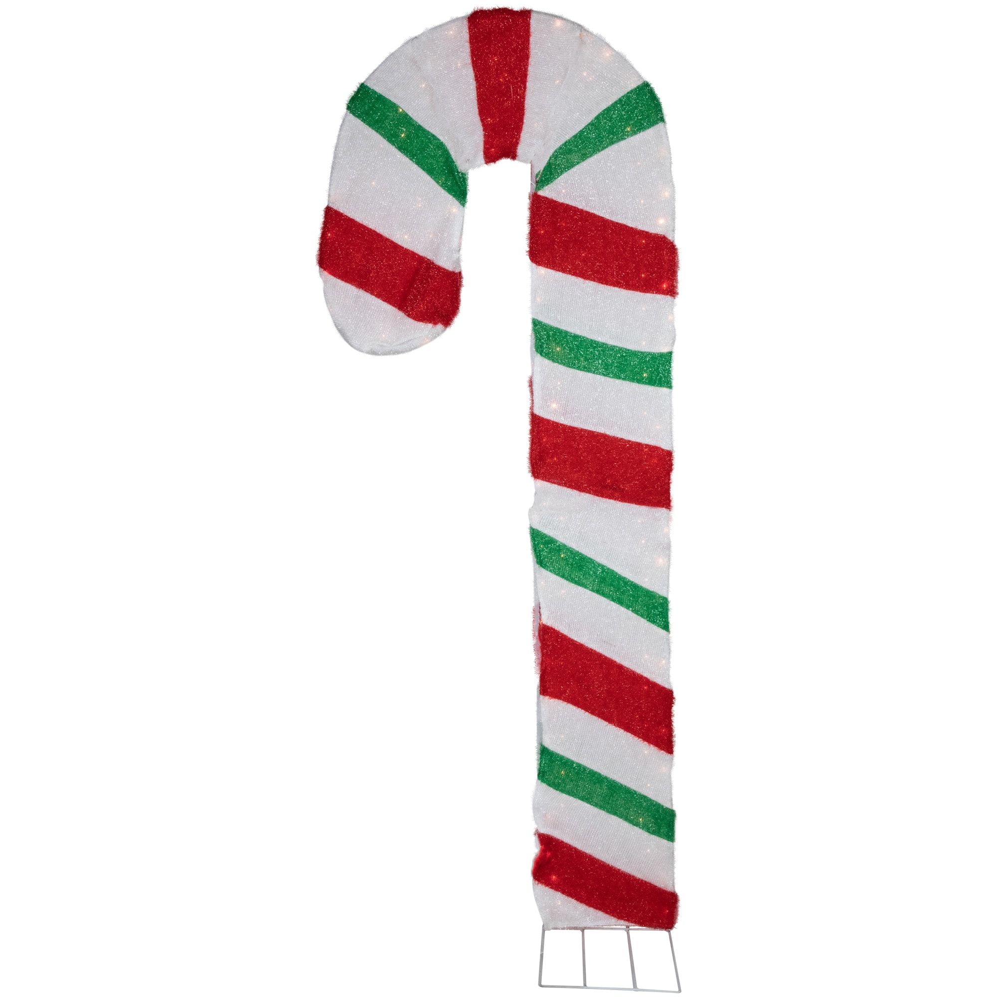 7ft. Lighted Double Candy Cane Archway Outdoor Christmas Decoration