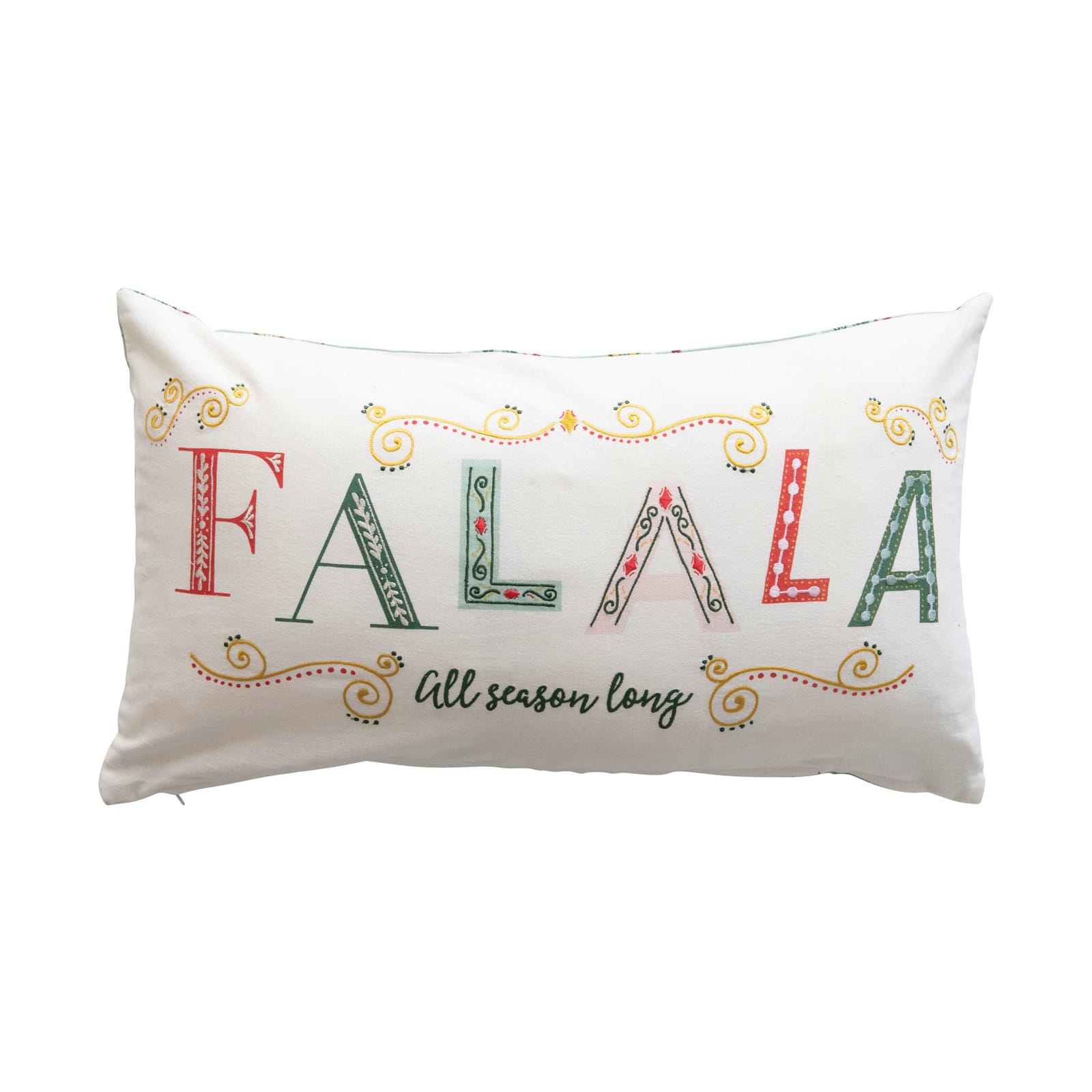 Hello Honey® 24" x 14" Holiday Cotton Lumbar Pillow