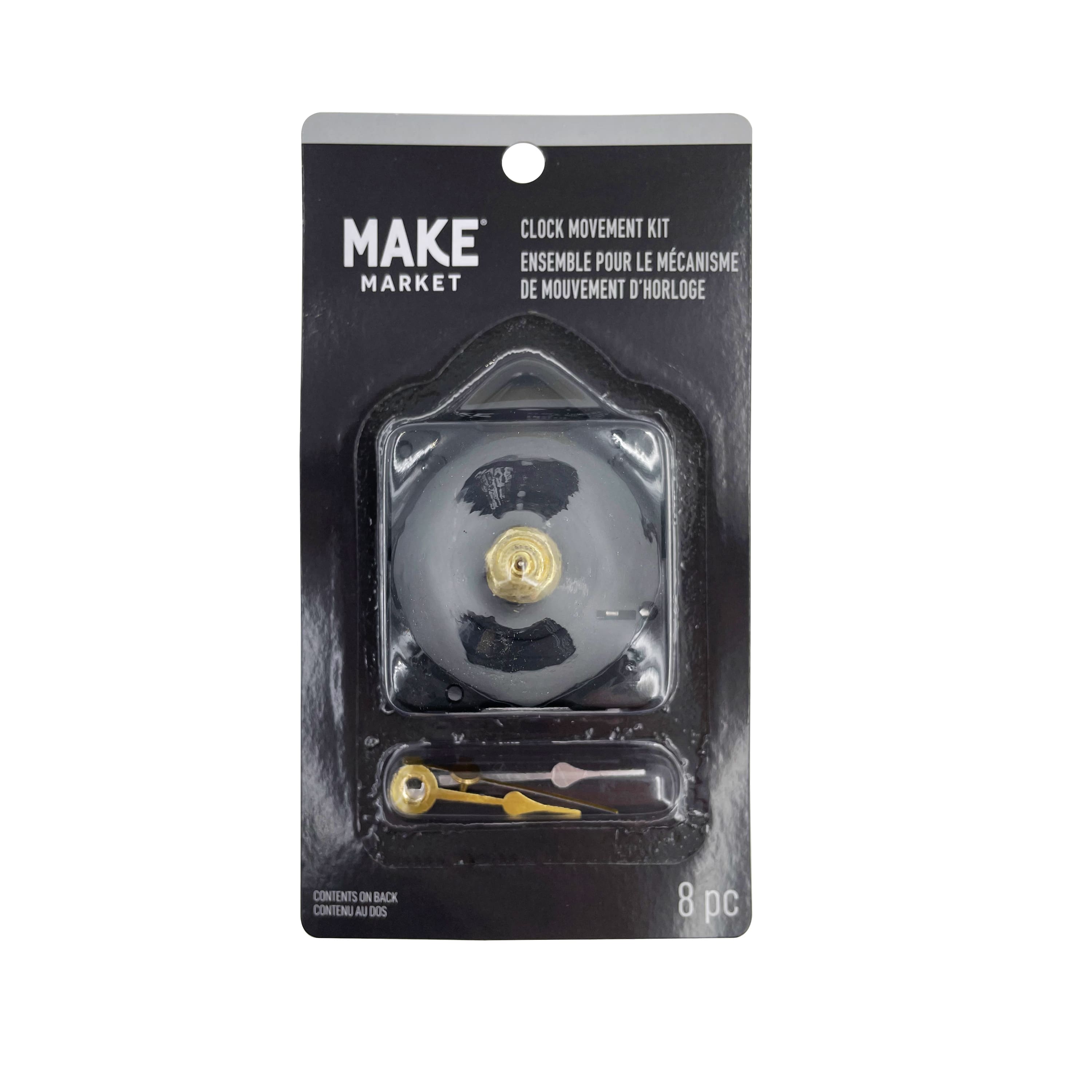 6 Pack: 3/8" Clock Movement Kit with Mini Hands by Make Market®