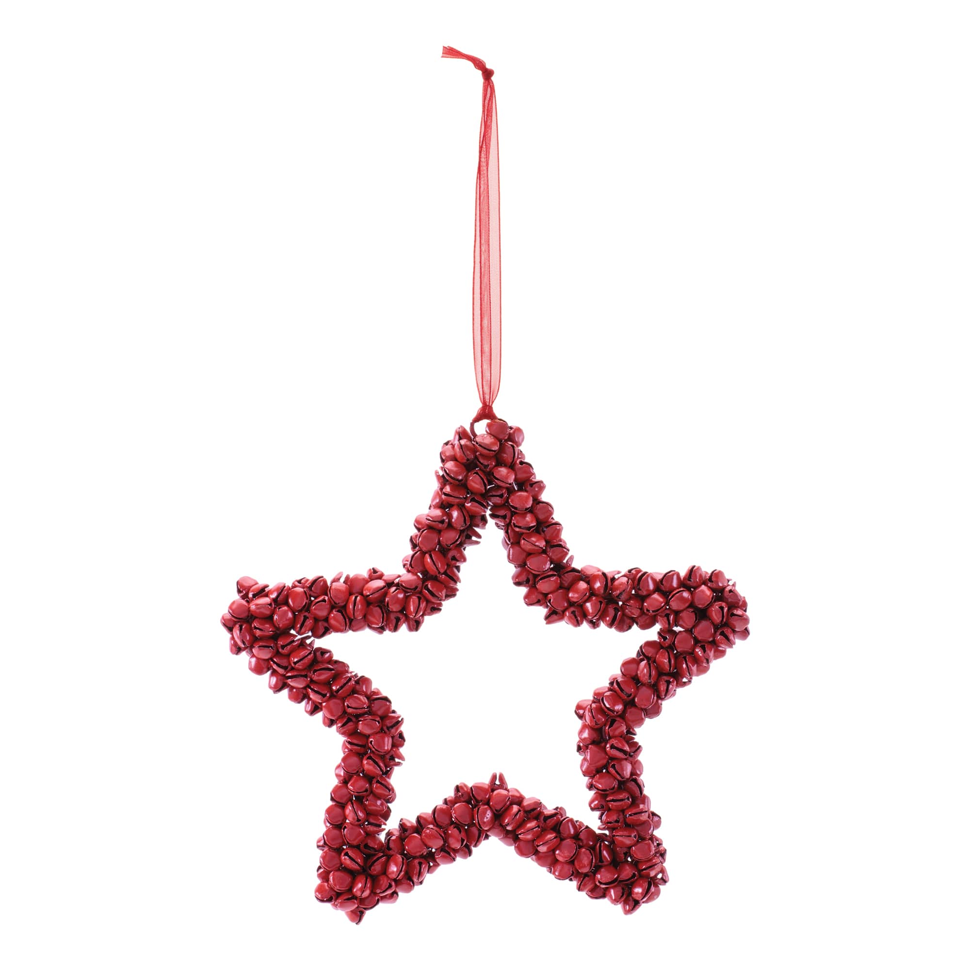 Melrose 6.5" Red Iron Star Ornaments, 6ct.