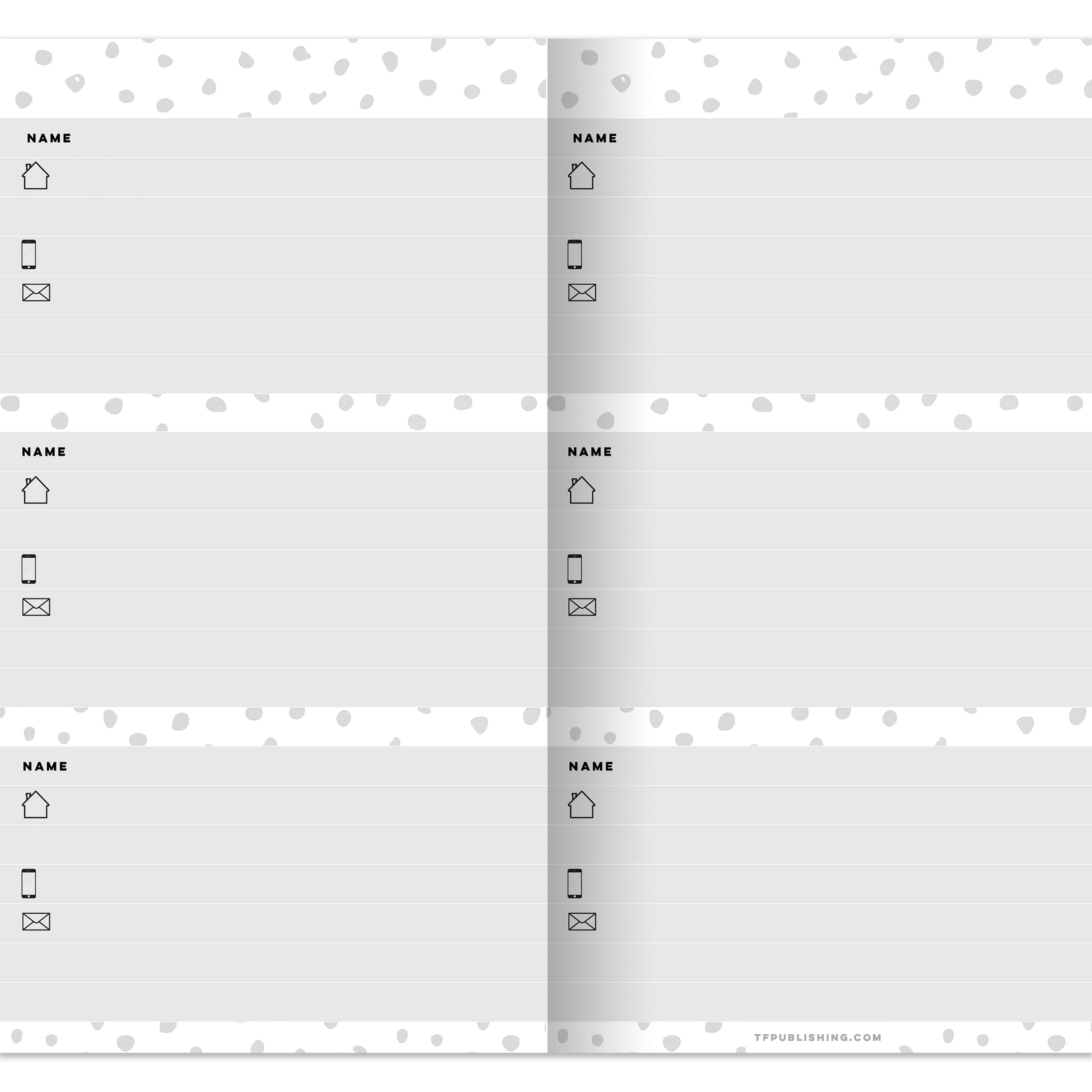 TF Publishing Cactus Address Book