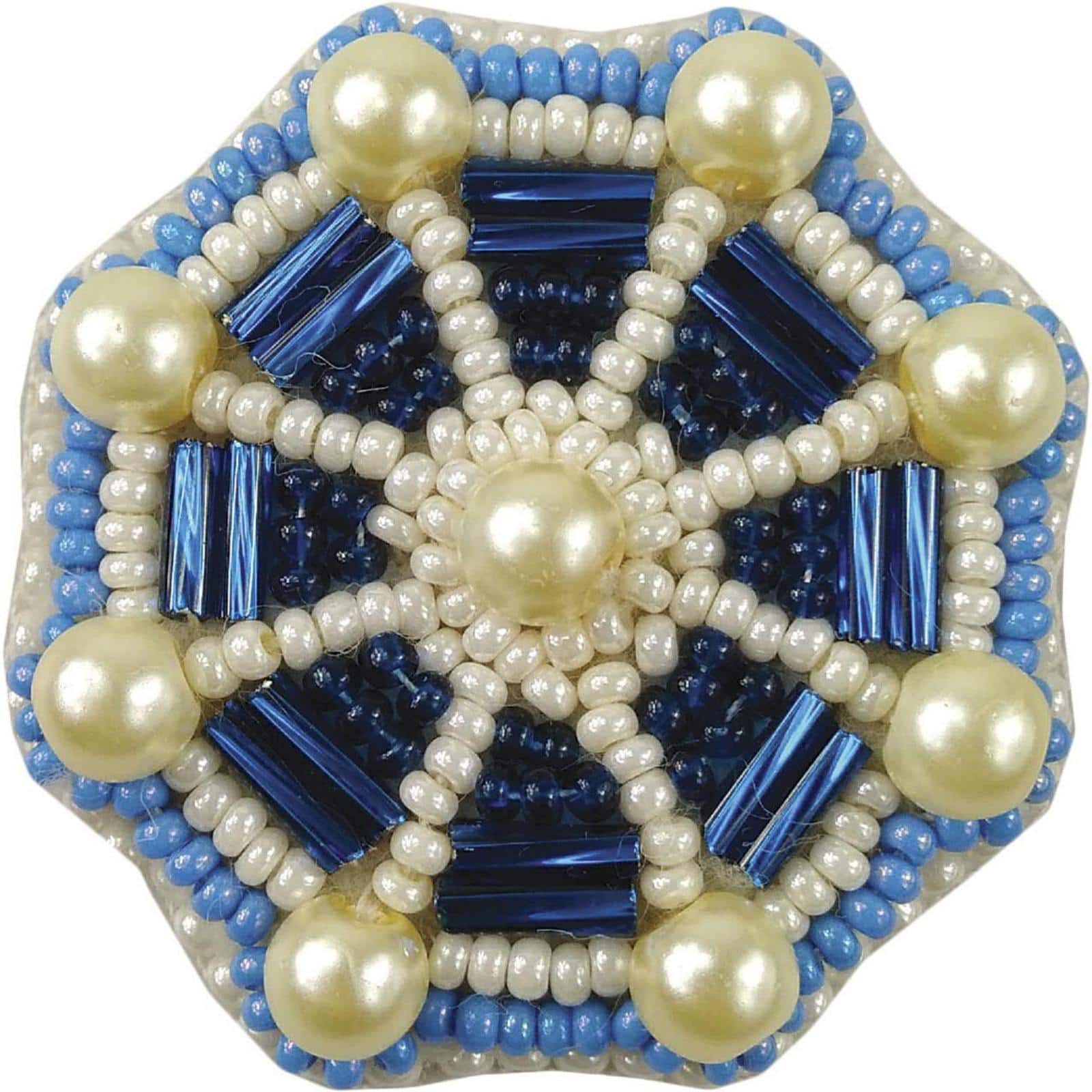 Charivna Mit Crystal Art Beadwork Helm Brooch Kit