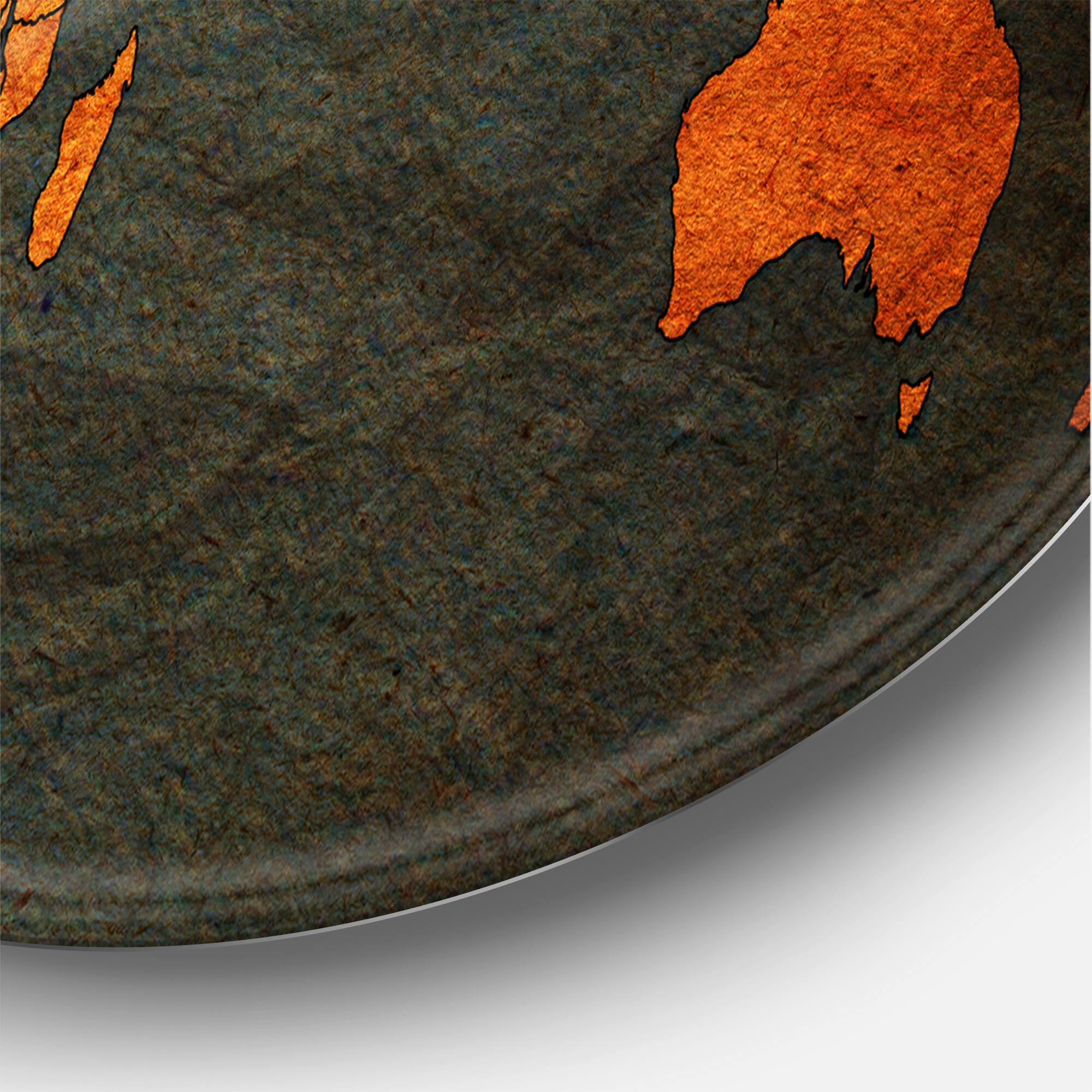 Designart - Ancient Map of The World Africa