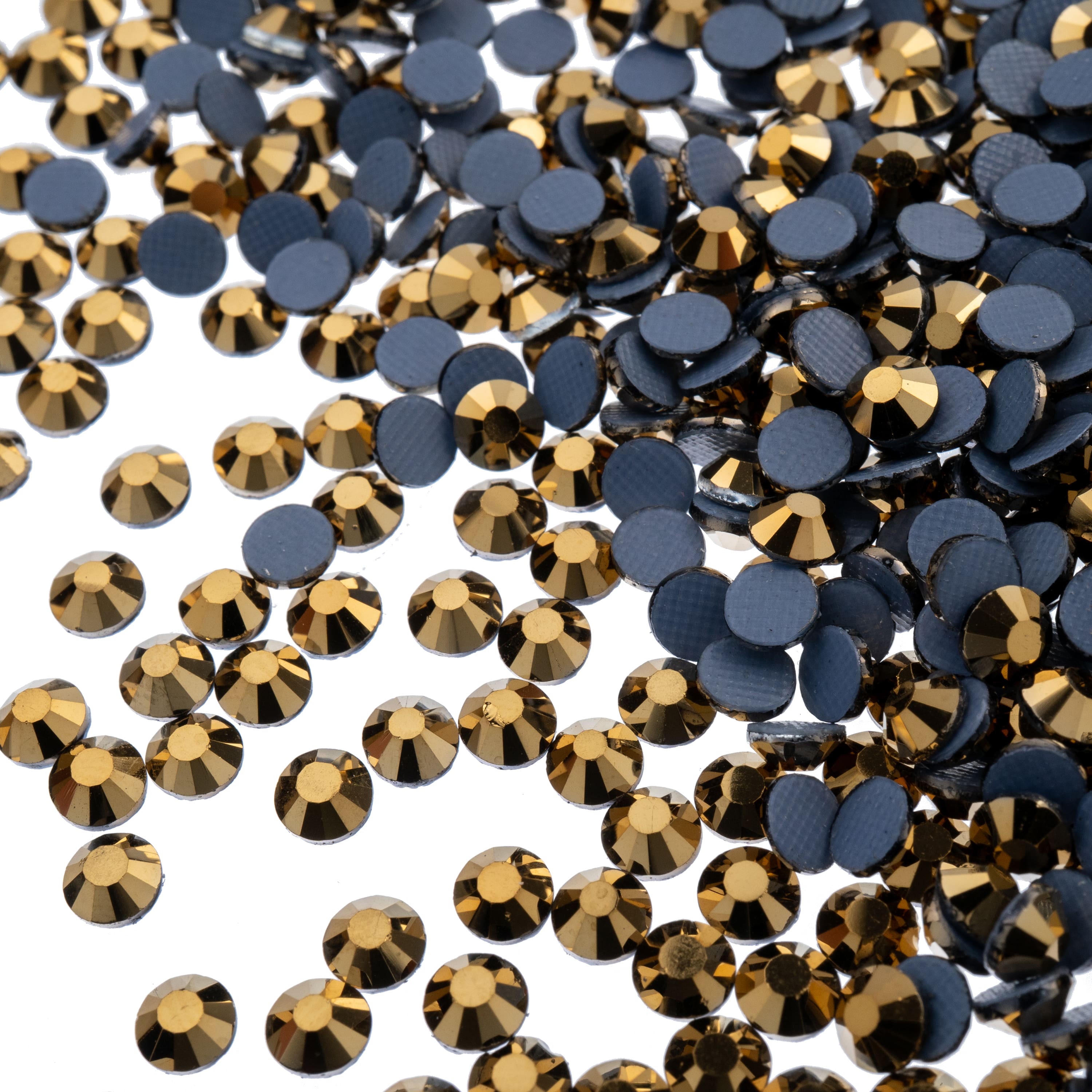 Crystal Lane DIY SS16 Round Glass Hotfix Flatback Rhinestones, 1,440ct.