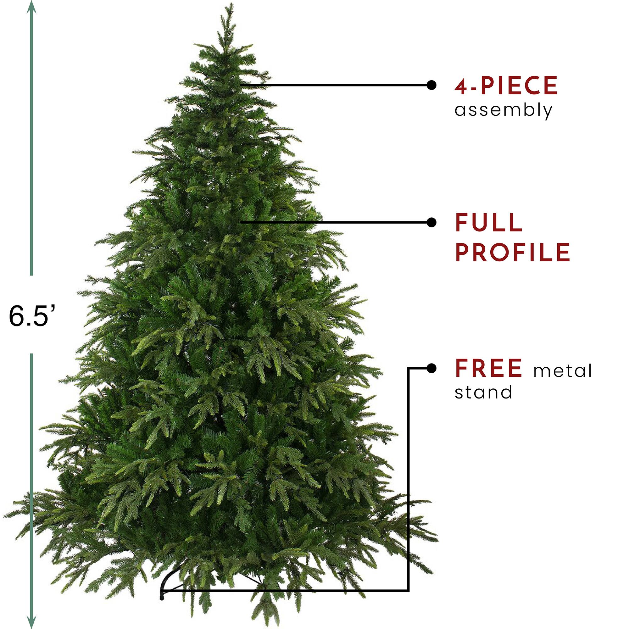 6.5ft. Unlit Green Roosevelt Fir Artificial Christmas Tree