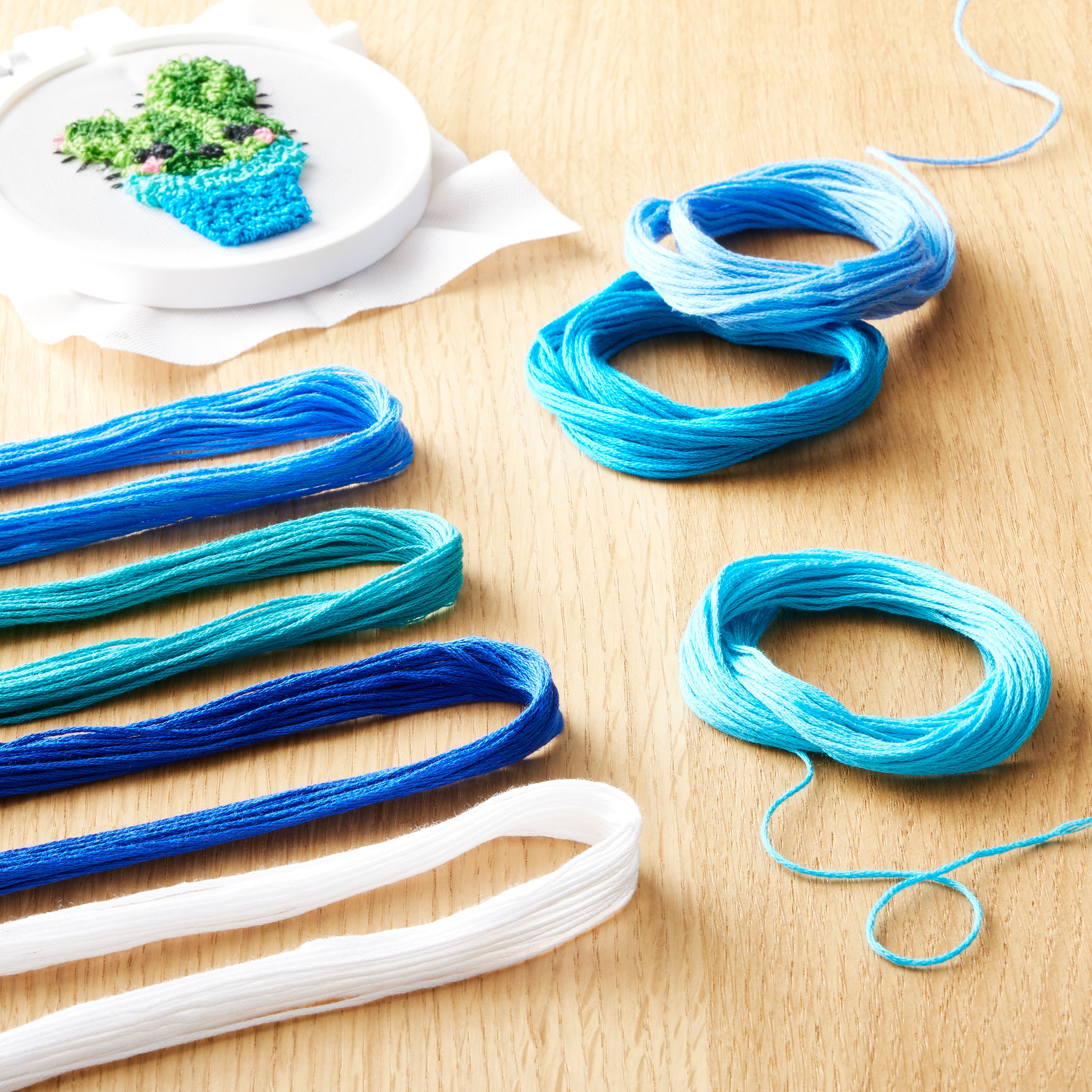 12 Packs: 36 ct. (432 total) Blues Embroidery Floss by Loops & Threads®
