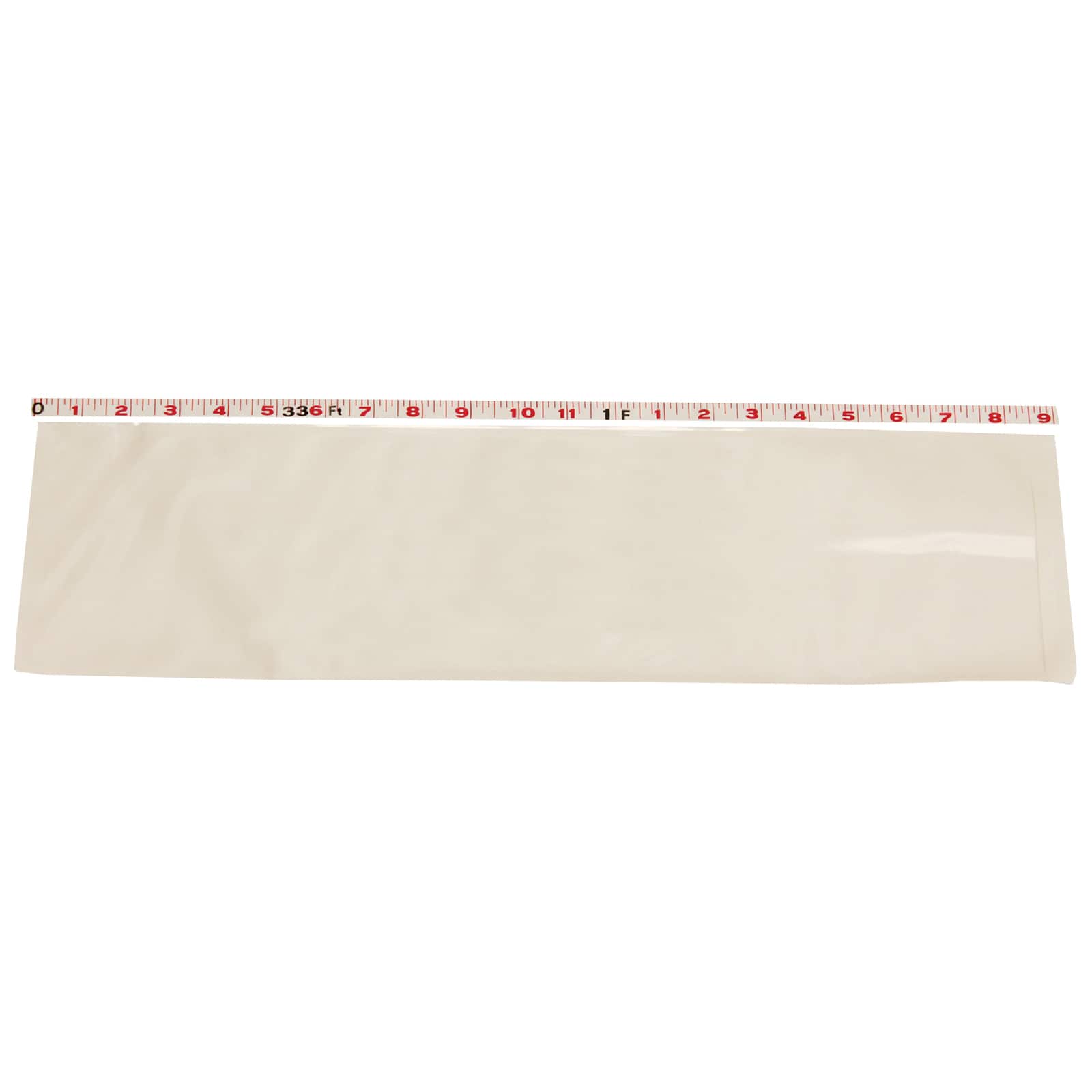 Ashley Productions Clear View Self-Adhesive Extra Large Name Plate Pocket 5.75" x 21", 2 packs of 25