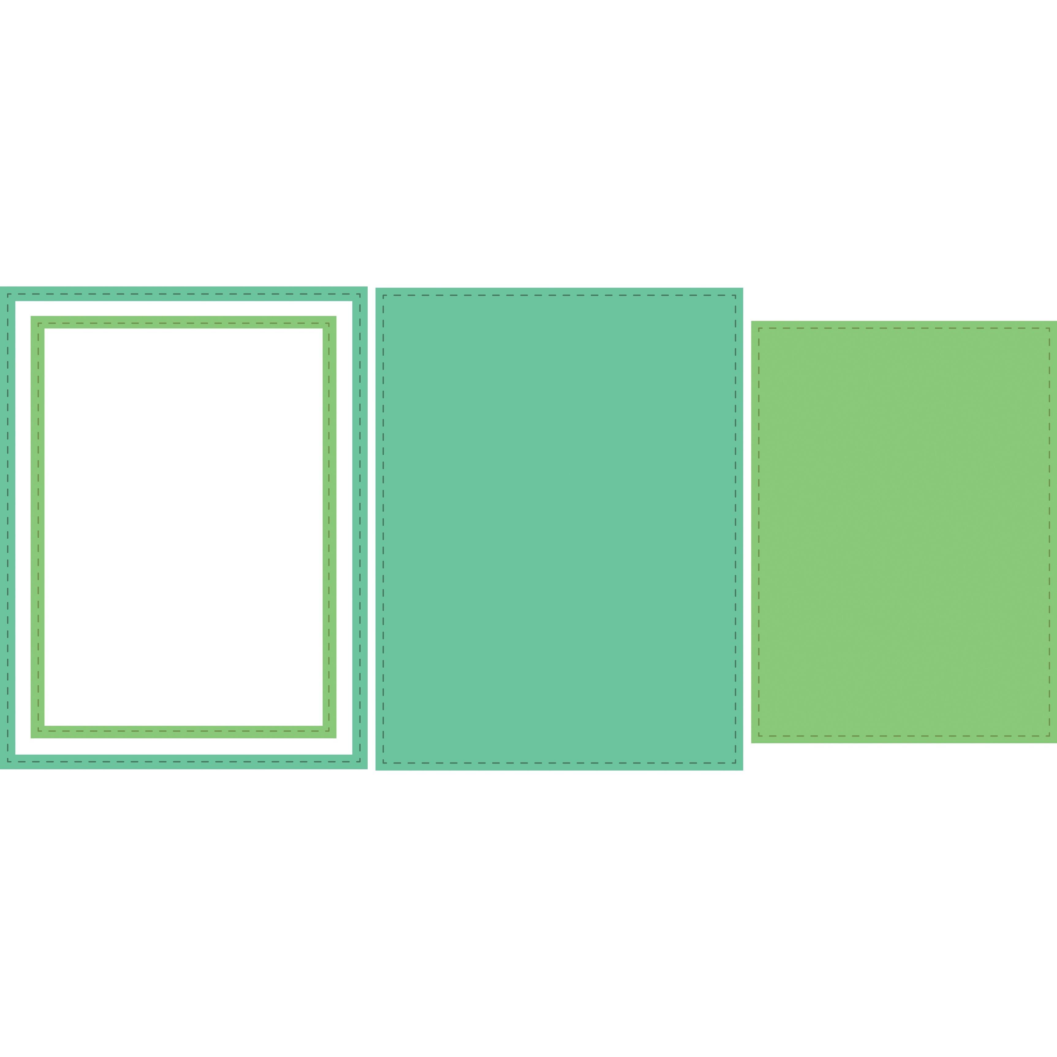 Pinkfresh Studio Essentials Stitched Rectangles Die Set