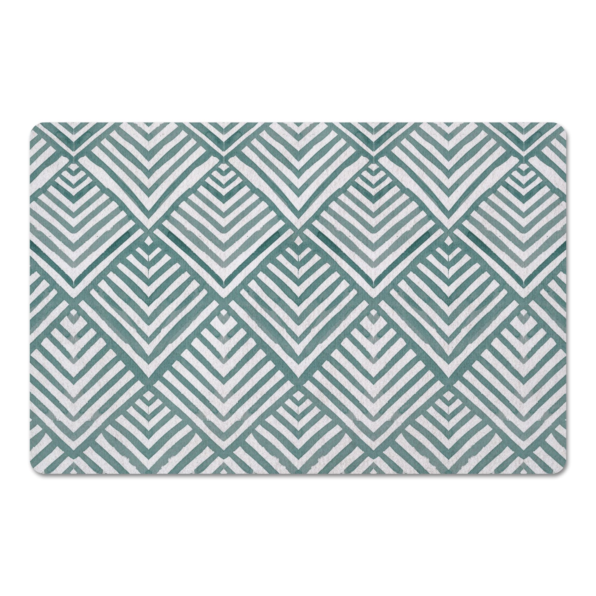 Watercolor Diamond Floor Mat