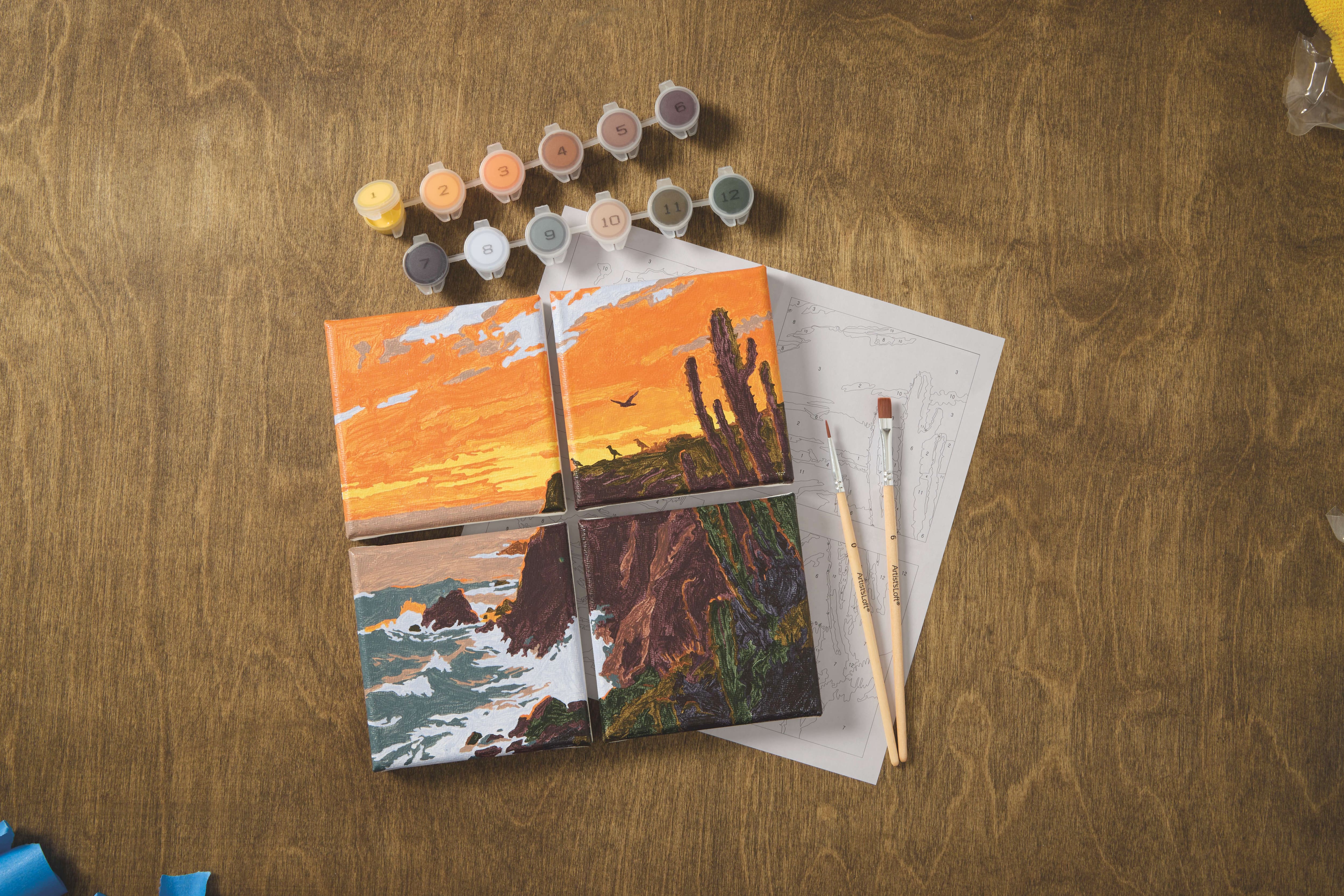 Cliffside Paint-by-Number Gallery Mini Kit by Artist's Loft®