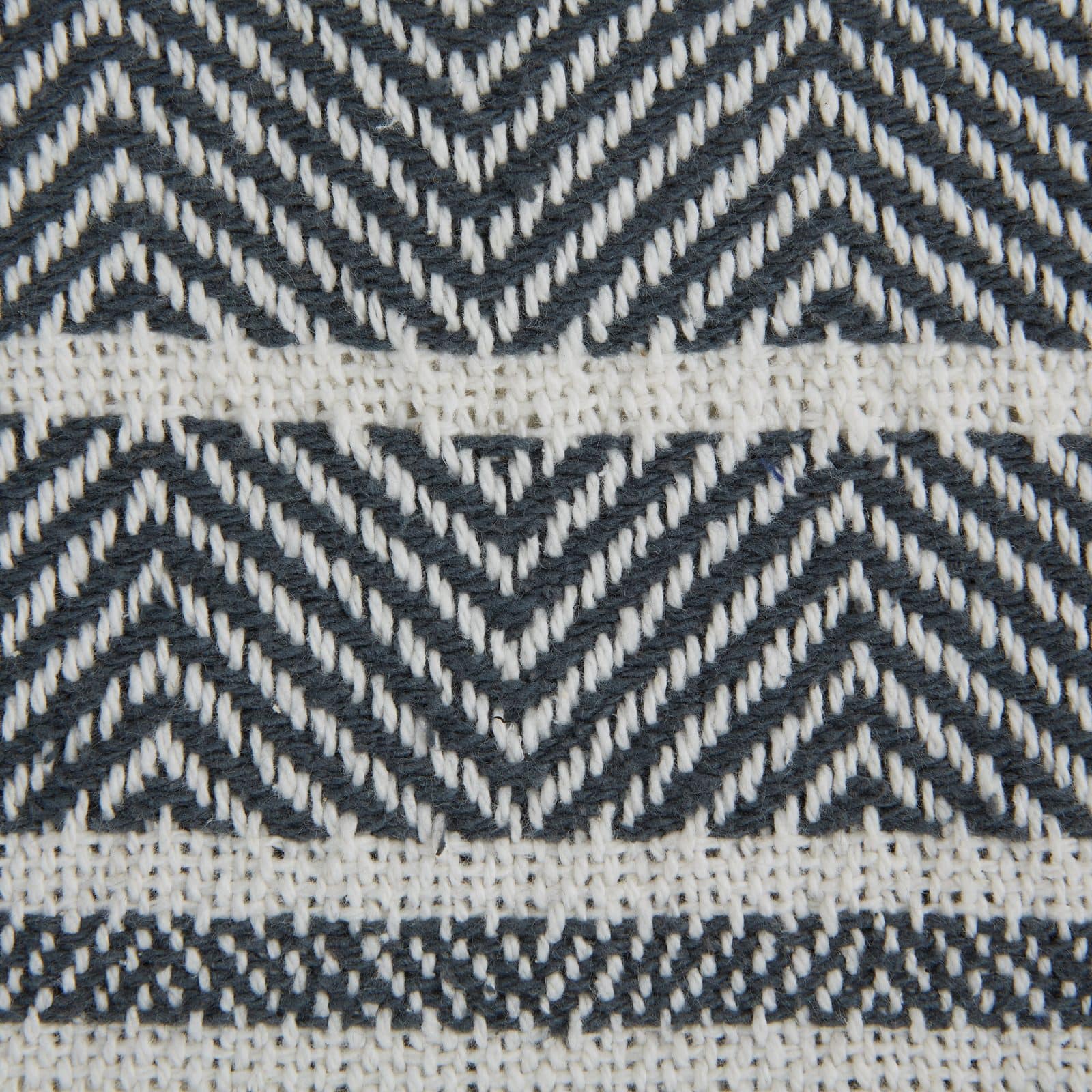 DII® Navy & Mineral 2-Tone Chevron Stripe Throw