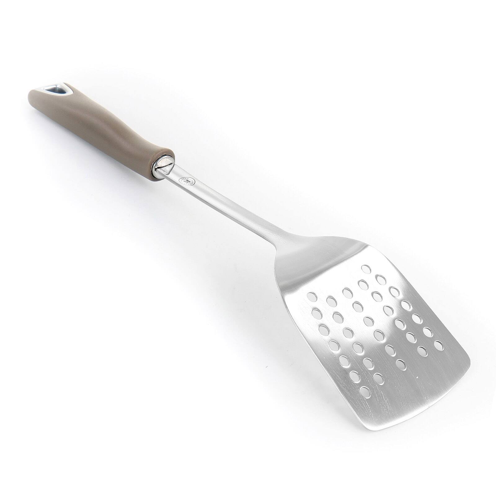 Martha Stewart Gray Stainless Steel Slotted Turner