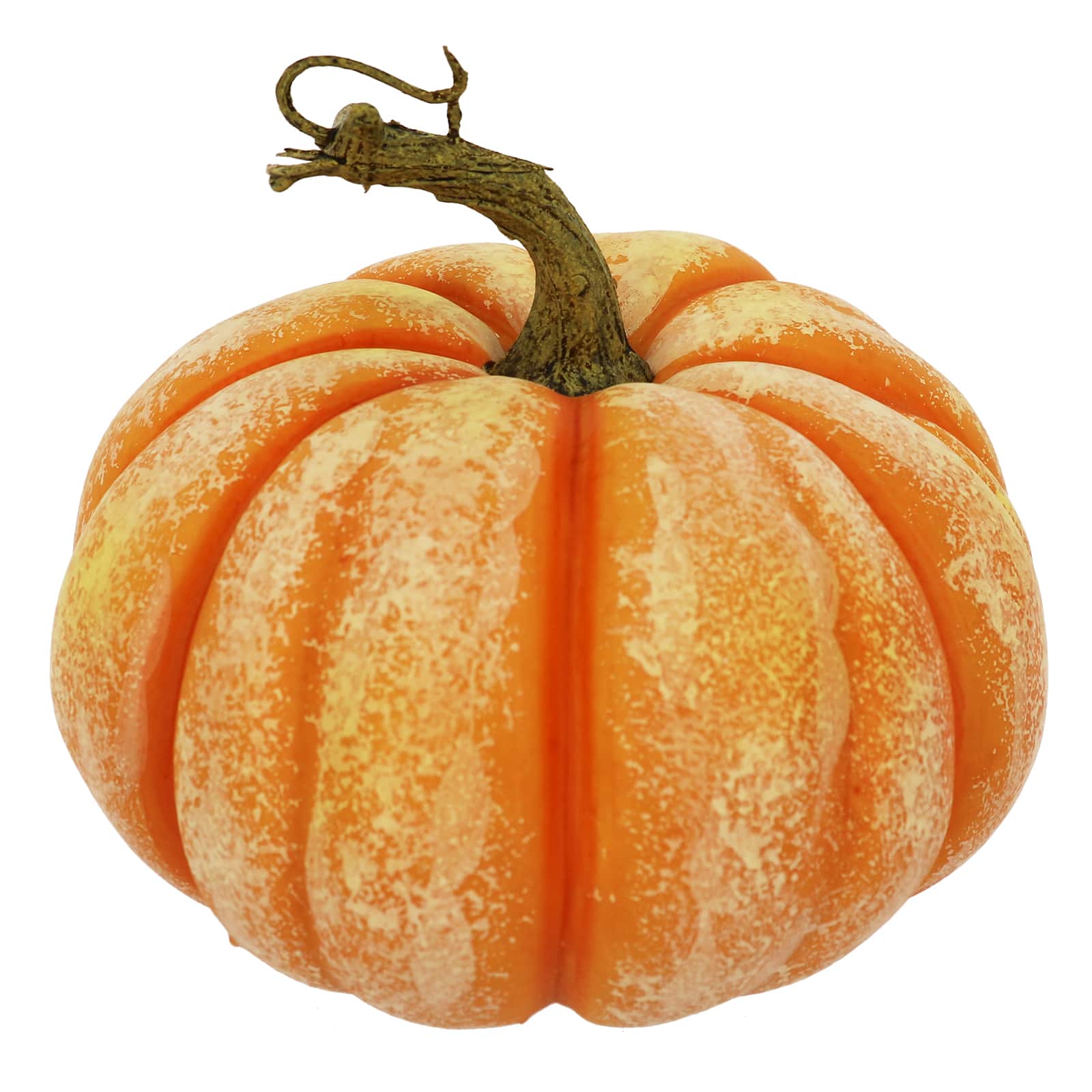 6.5" Orange Cream Decorative Pumpkin by Ashland®