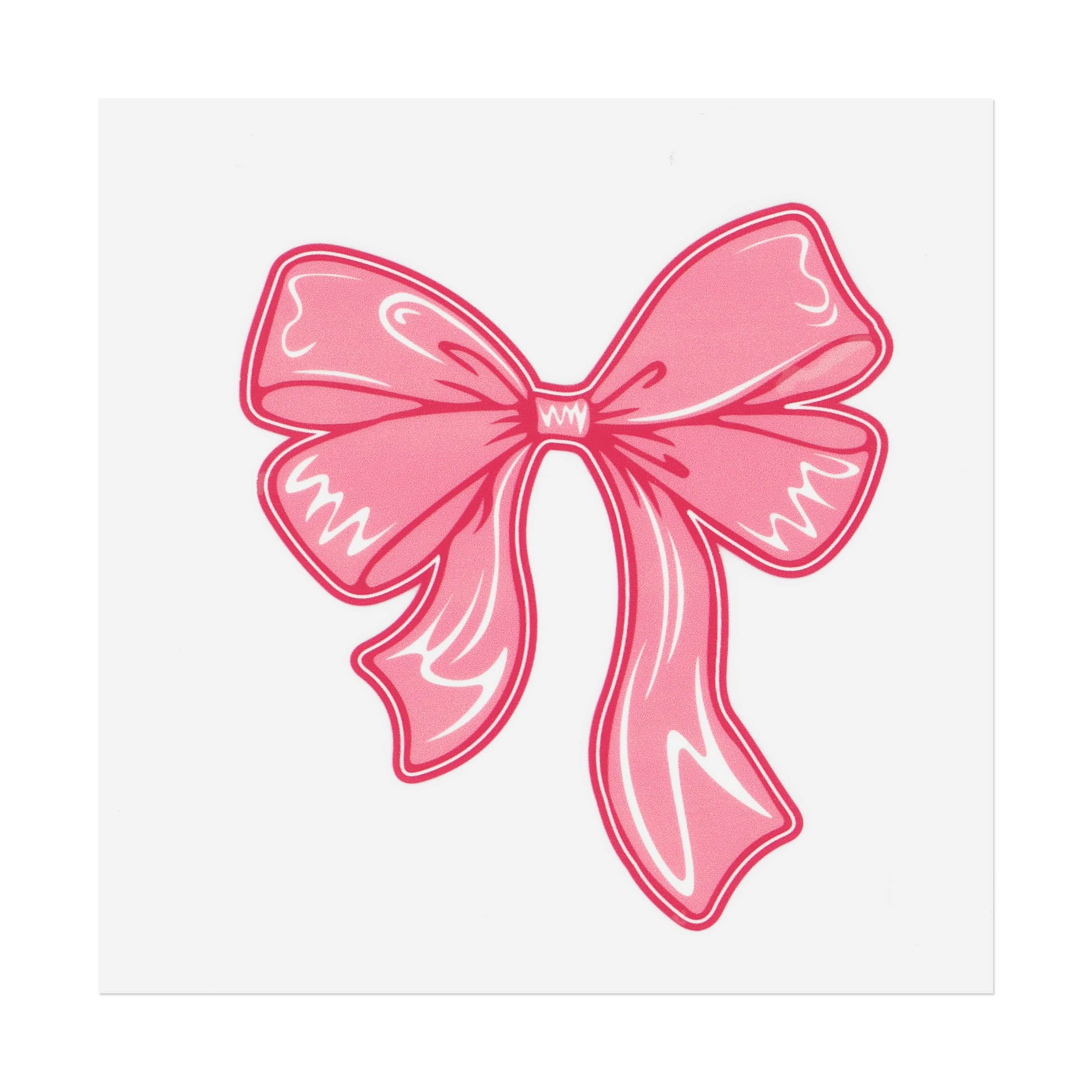 Pink Bow Direct to Film Transfer by Make Market®