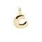 14K Gold Plated Metal Bubble Letter Charm by Bead Landing™