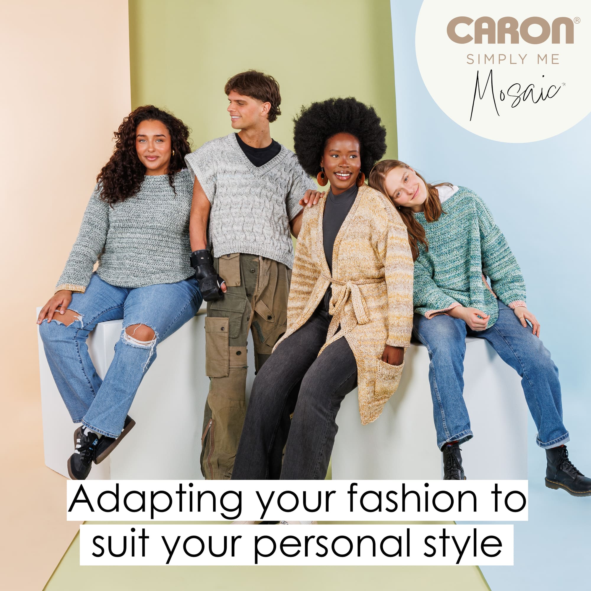 2 Pack Caron® Simply Me Mosaic™ Yarn