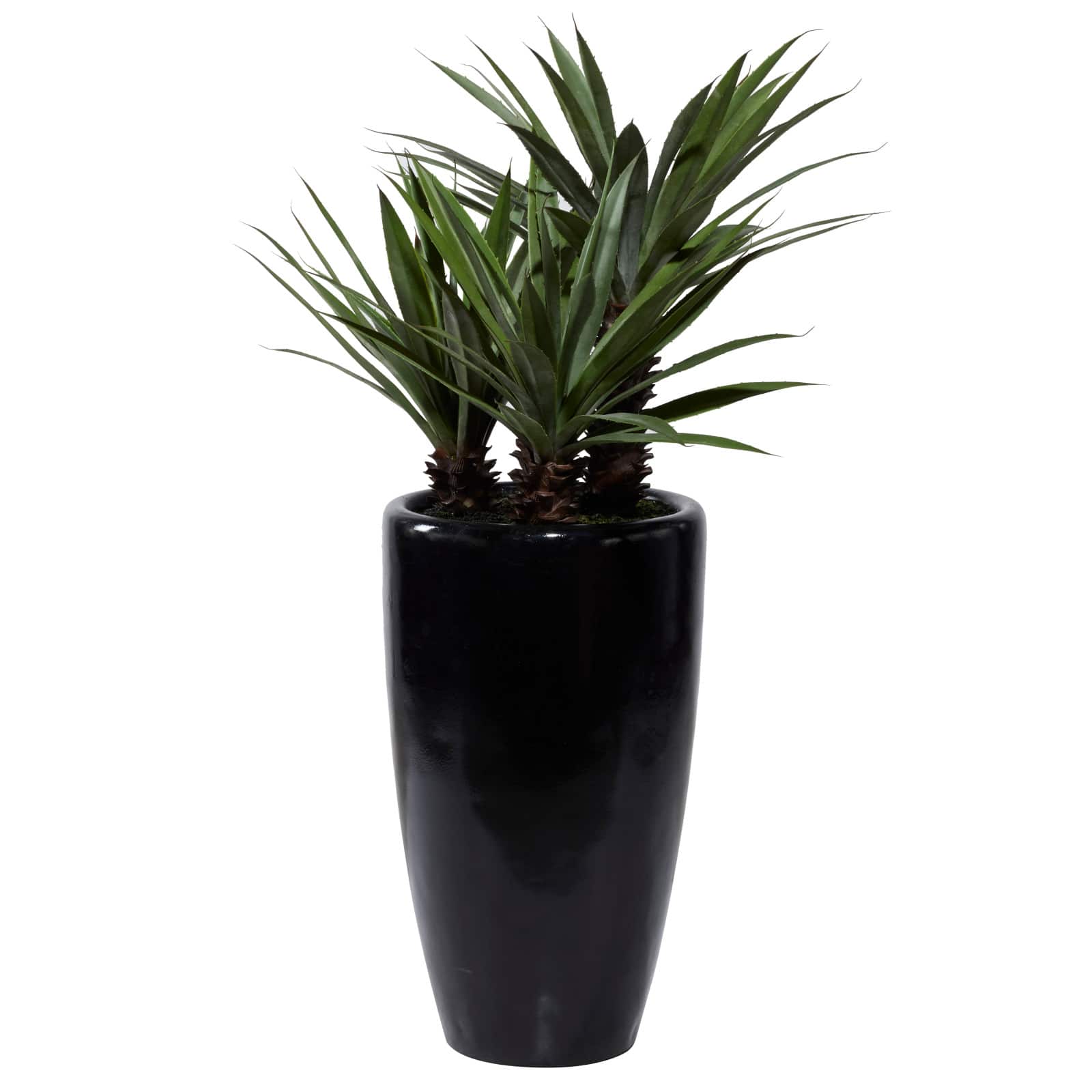 46" Black Contemporary Floral & Botanical Artificial Foliage