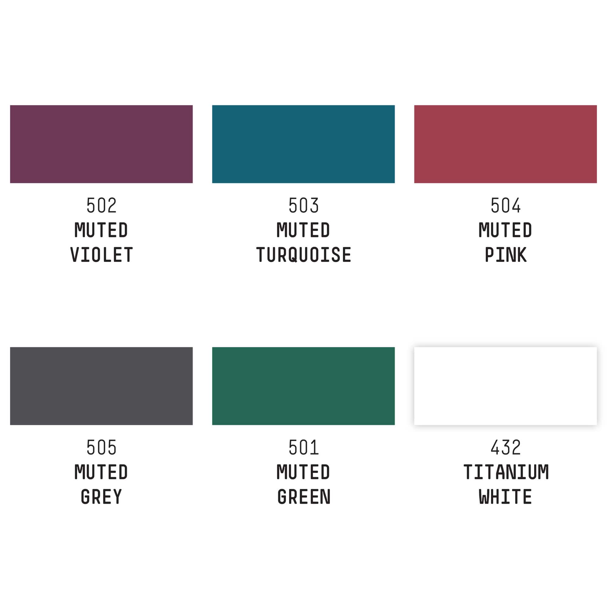 Liquitex® Heavy Body Acrylic™, Muted Collection + White