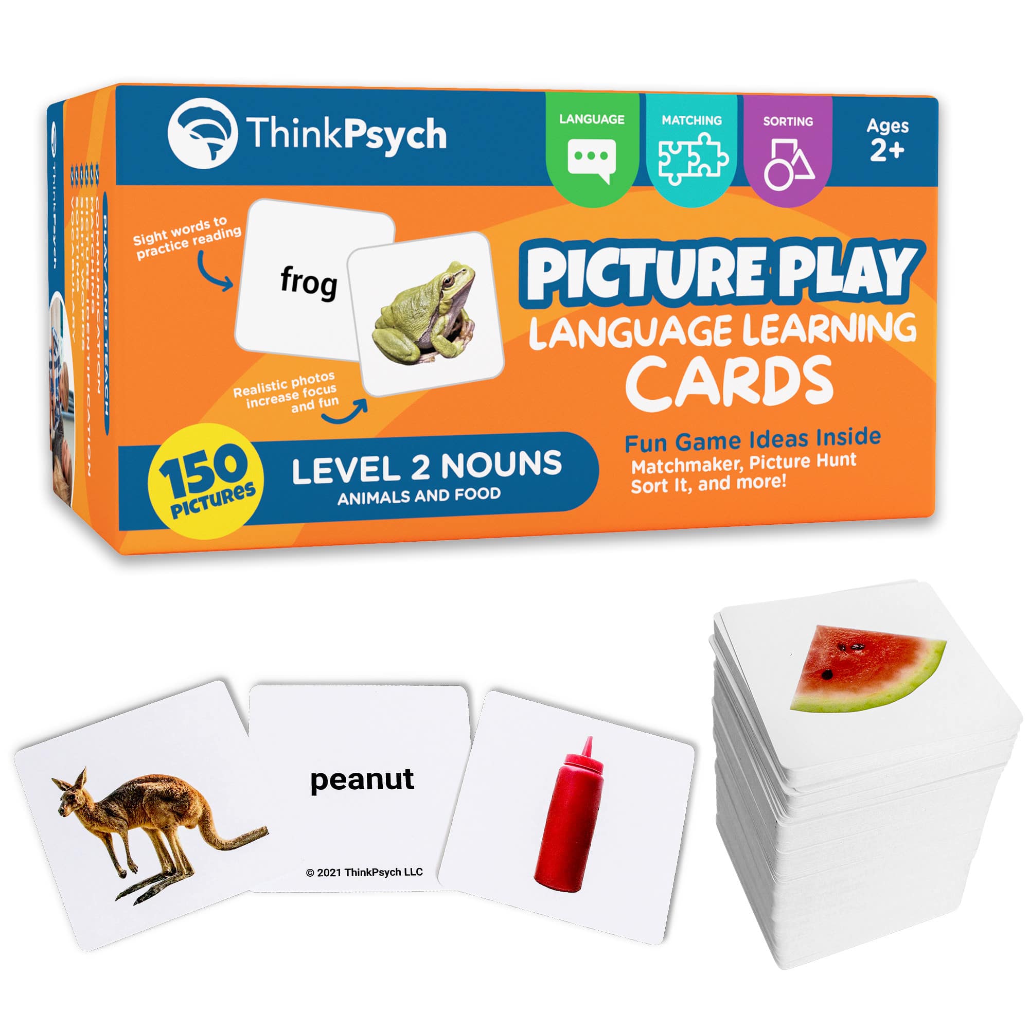 ThinkPsych® Level 2 Therapy & Autism Nouns Flash Cards Set | Michaels
