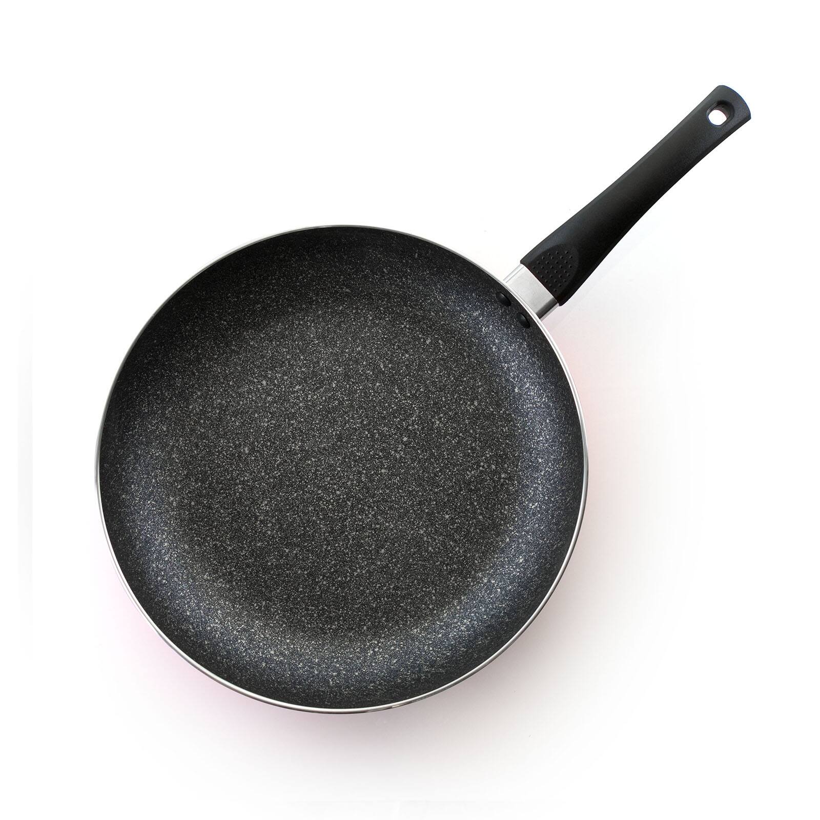Oster Merrion 12" Red Aluminum Frying Pan With Bakelite Handle