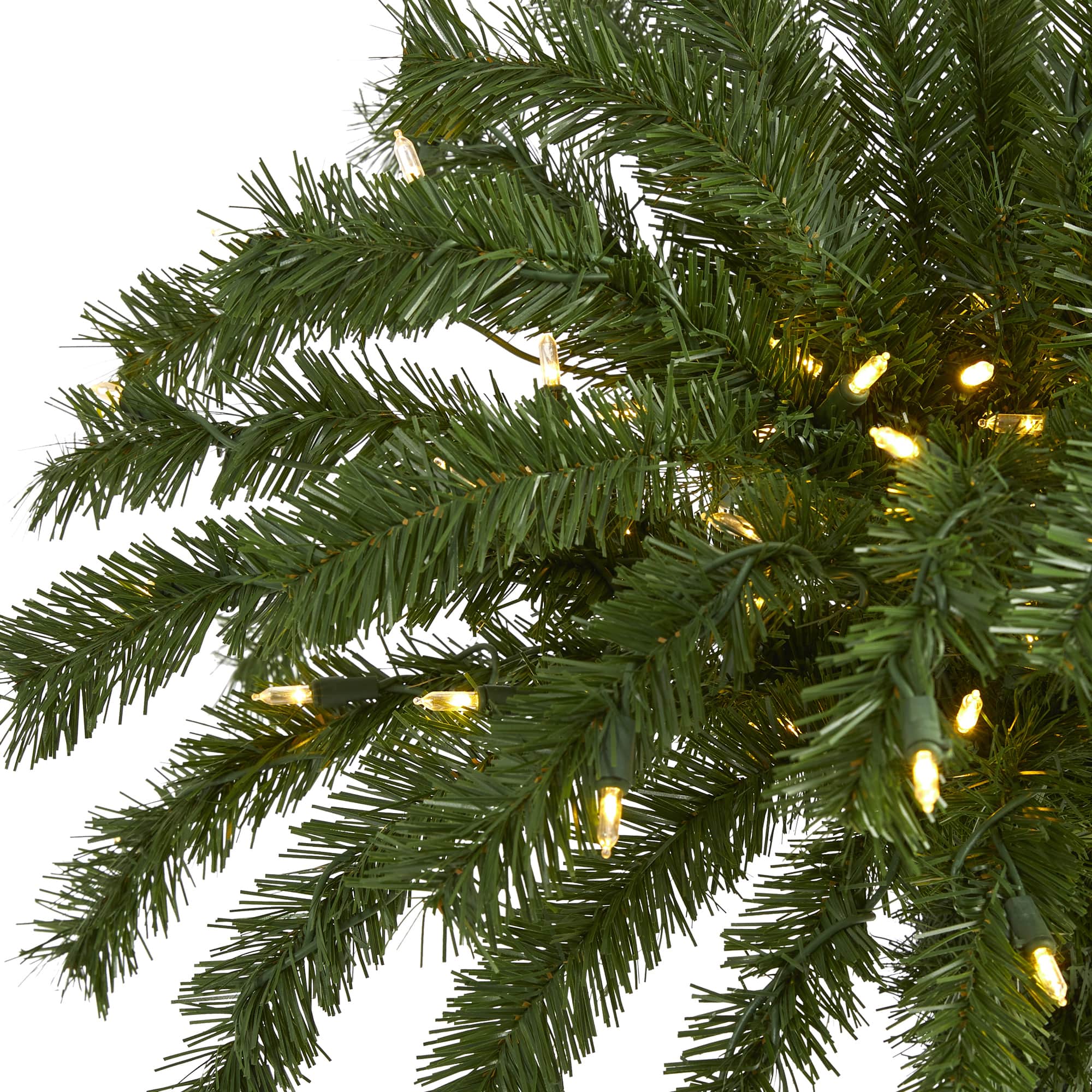 4ft. Pre-Lit Christmas Palm Artificial Tree with Warm White LED Lights