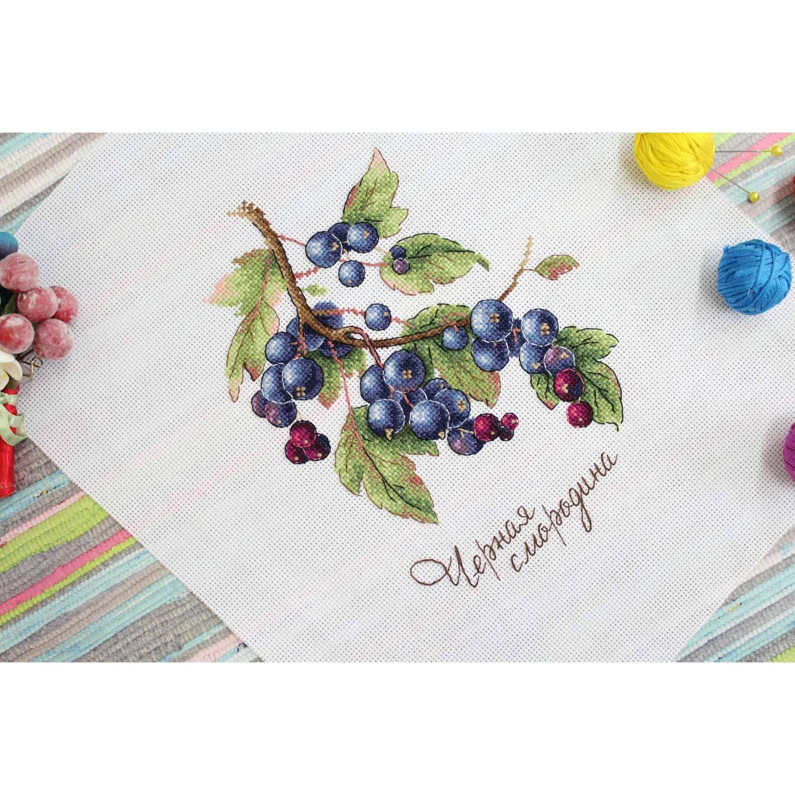 MP Studia Gifts of Nature Black Currant Cross Stitch Kit