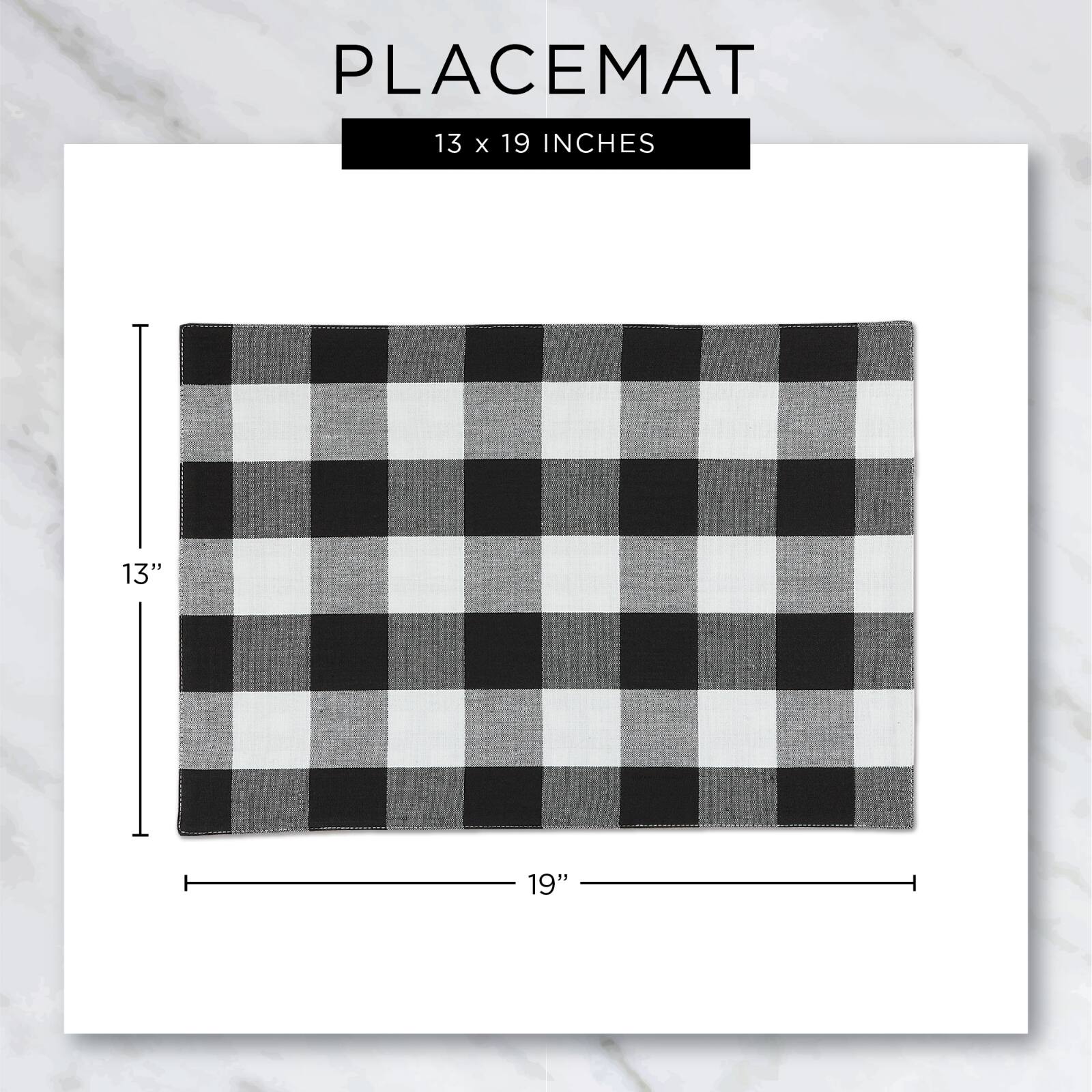 Beach House Stripe Print Outdoor  Placemat (Set of 6)