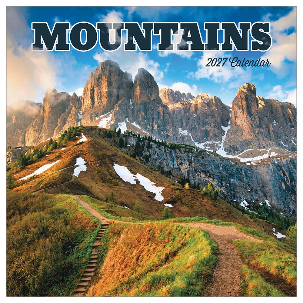 2027 Mountains Wall Calendar