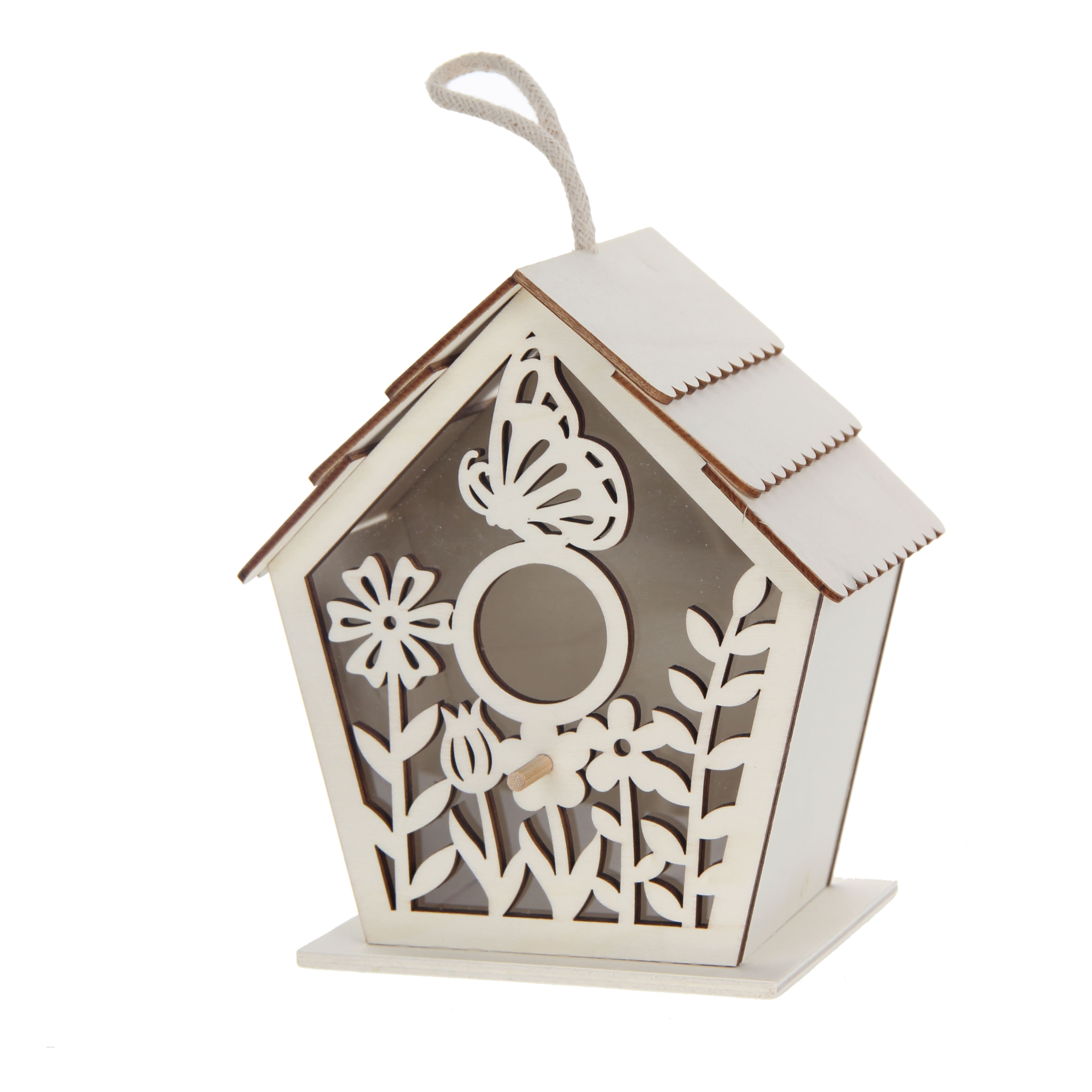 7" Butterfly Wood Birdhouse by Make Market®