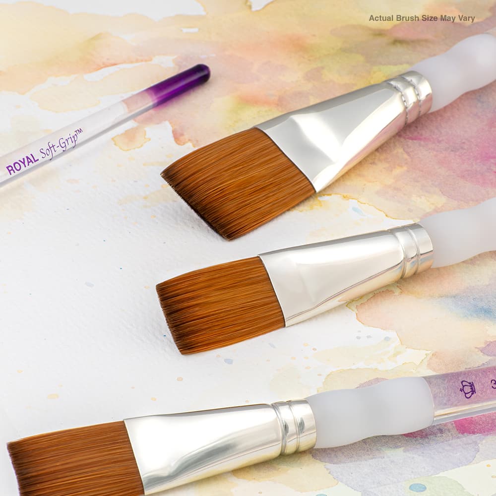 Royal & Langnickel® Soft-Grip™ Synthetic Sable Stroke Brush
