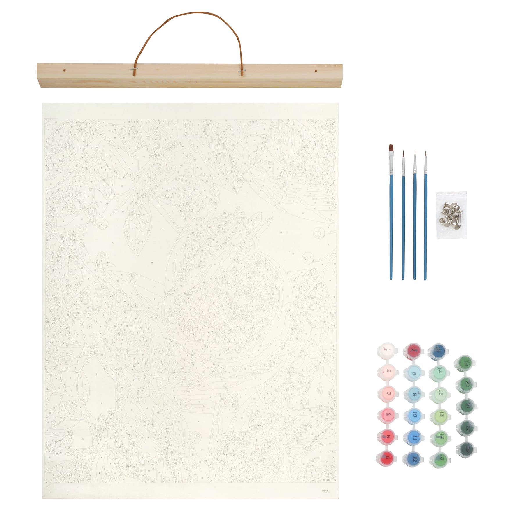 Pomegranates & Strawberries Paint-by-Number Kit by Artist's Loft®