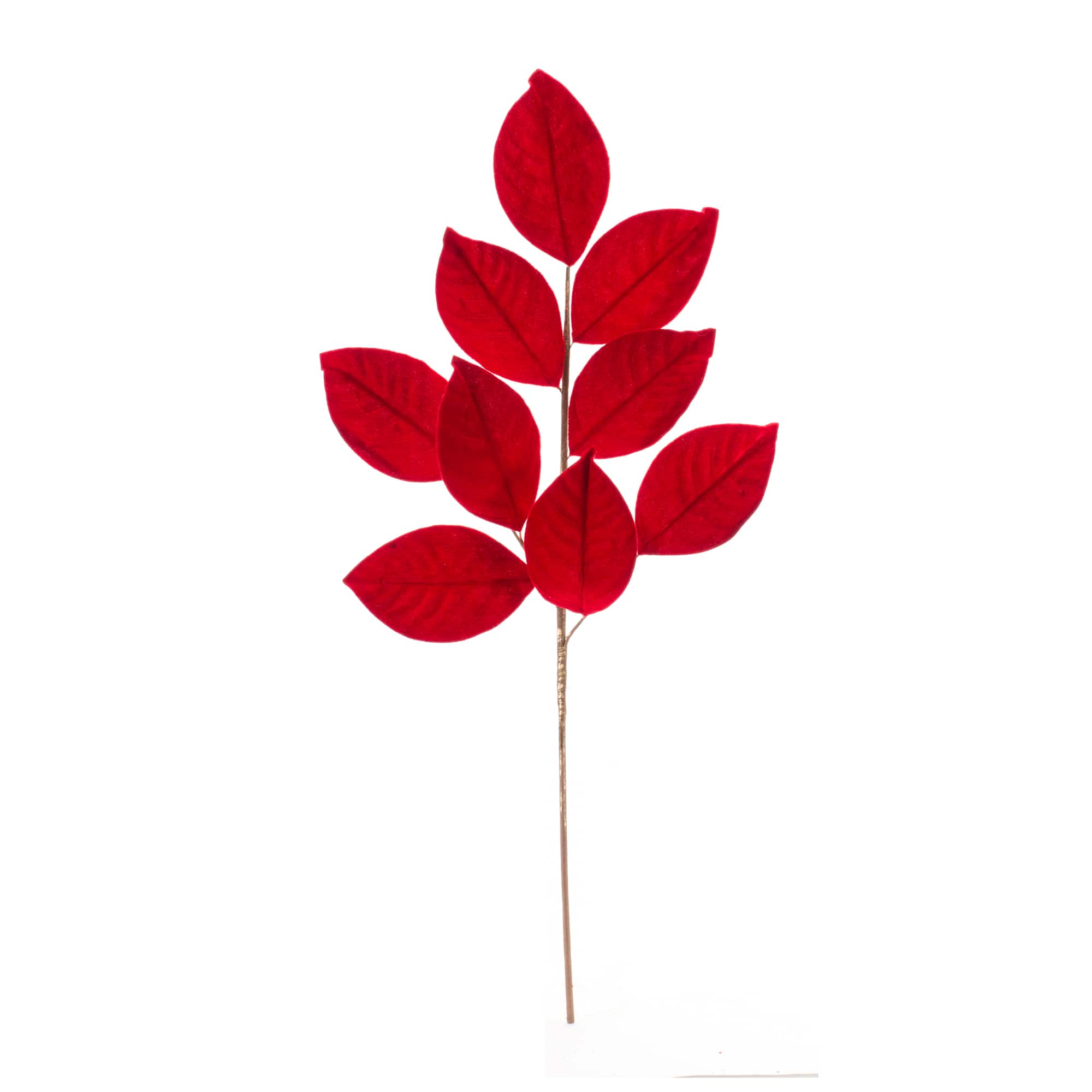 Red Magnolia Leaf Sprays, 6ct.