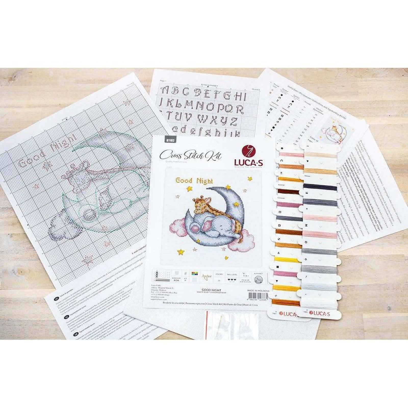 Luca-s Good Night Counted Cross Stitch Kit