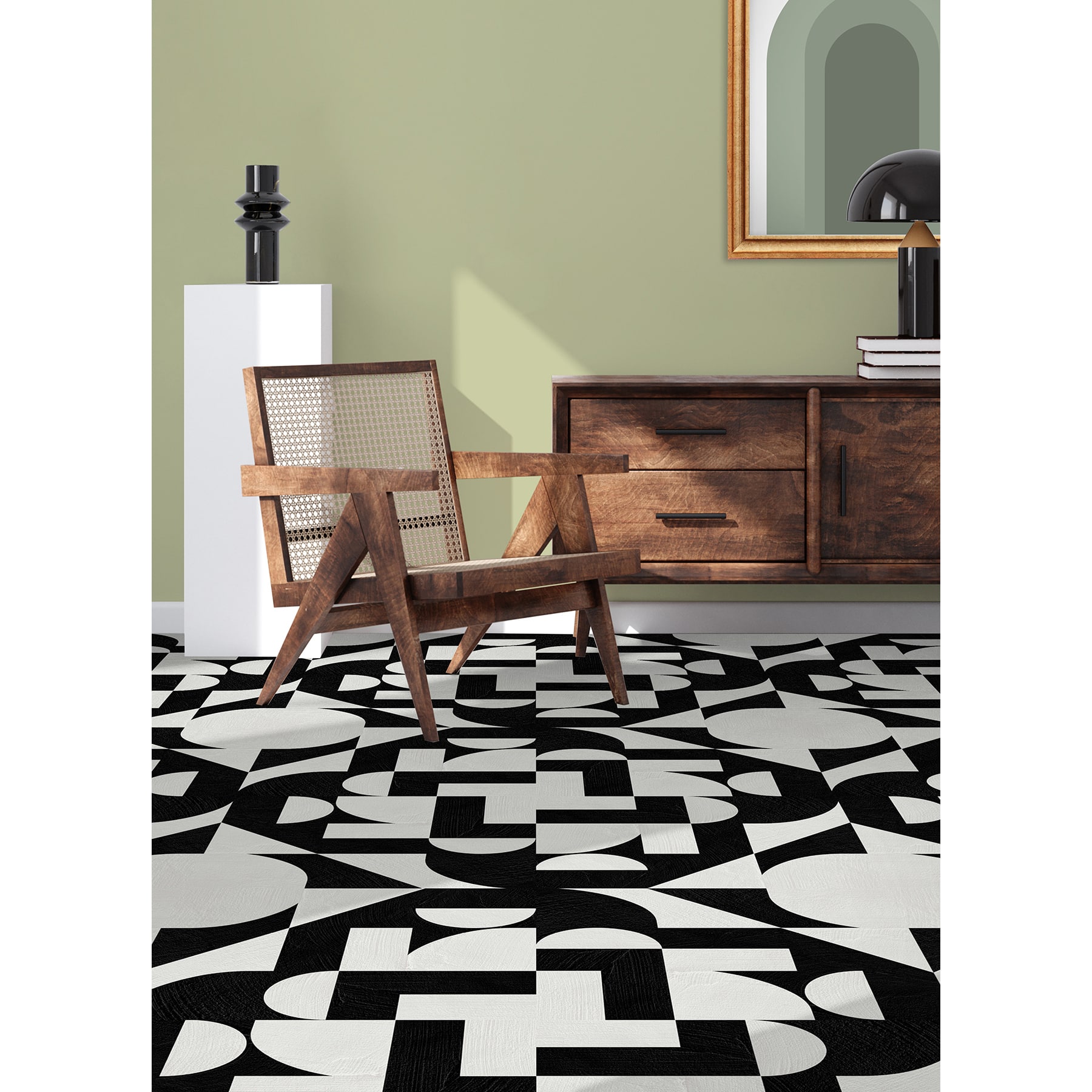 Very Gay Paint Gia Metric Peel & Stick Floor Tiles, 10ct.