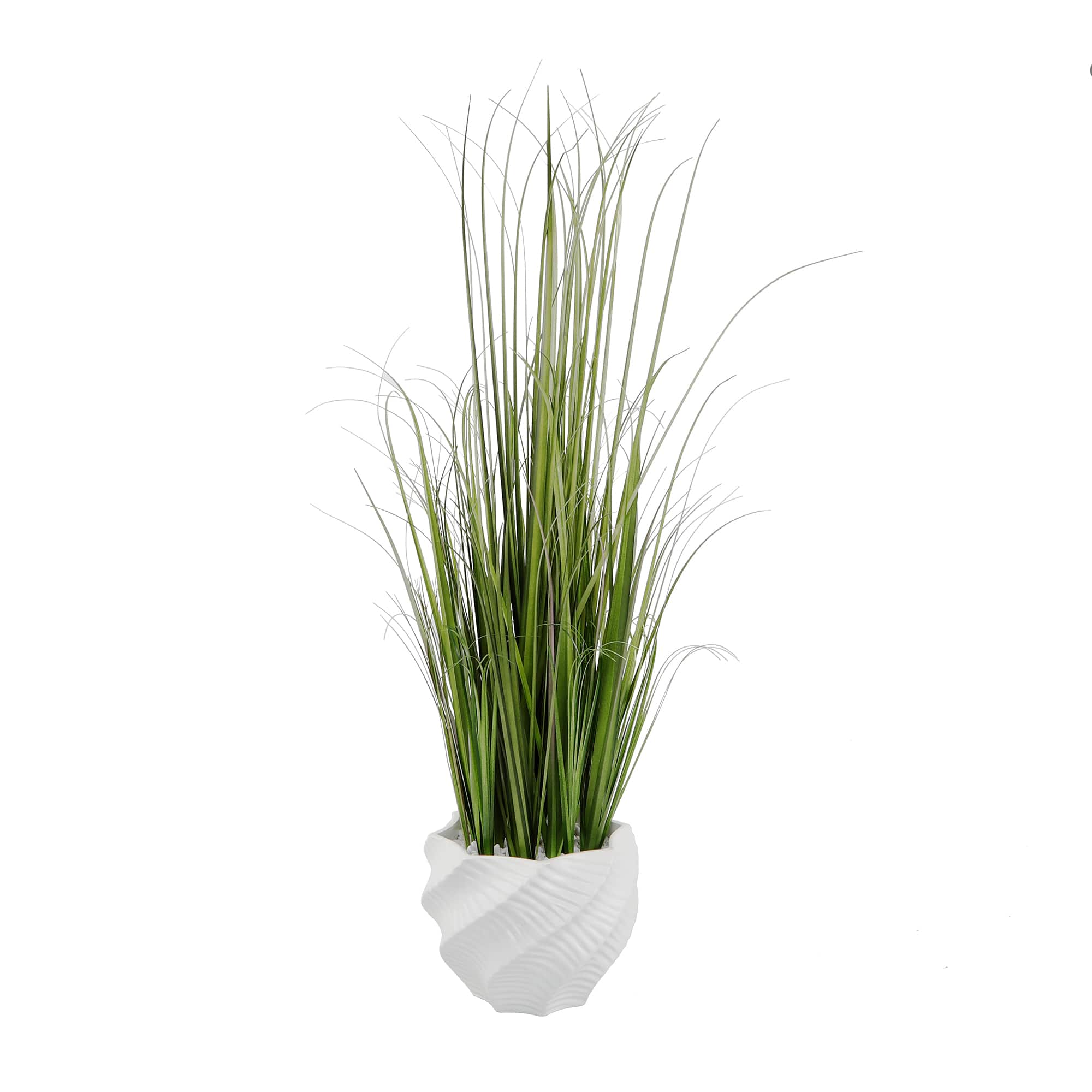 Flora Bunda® 3ft. Grass in White Cement Pot