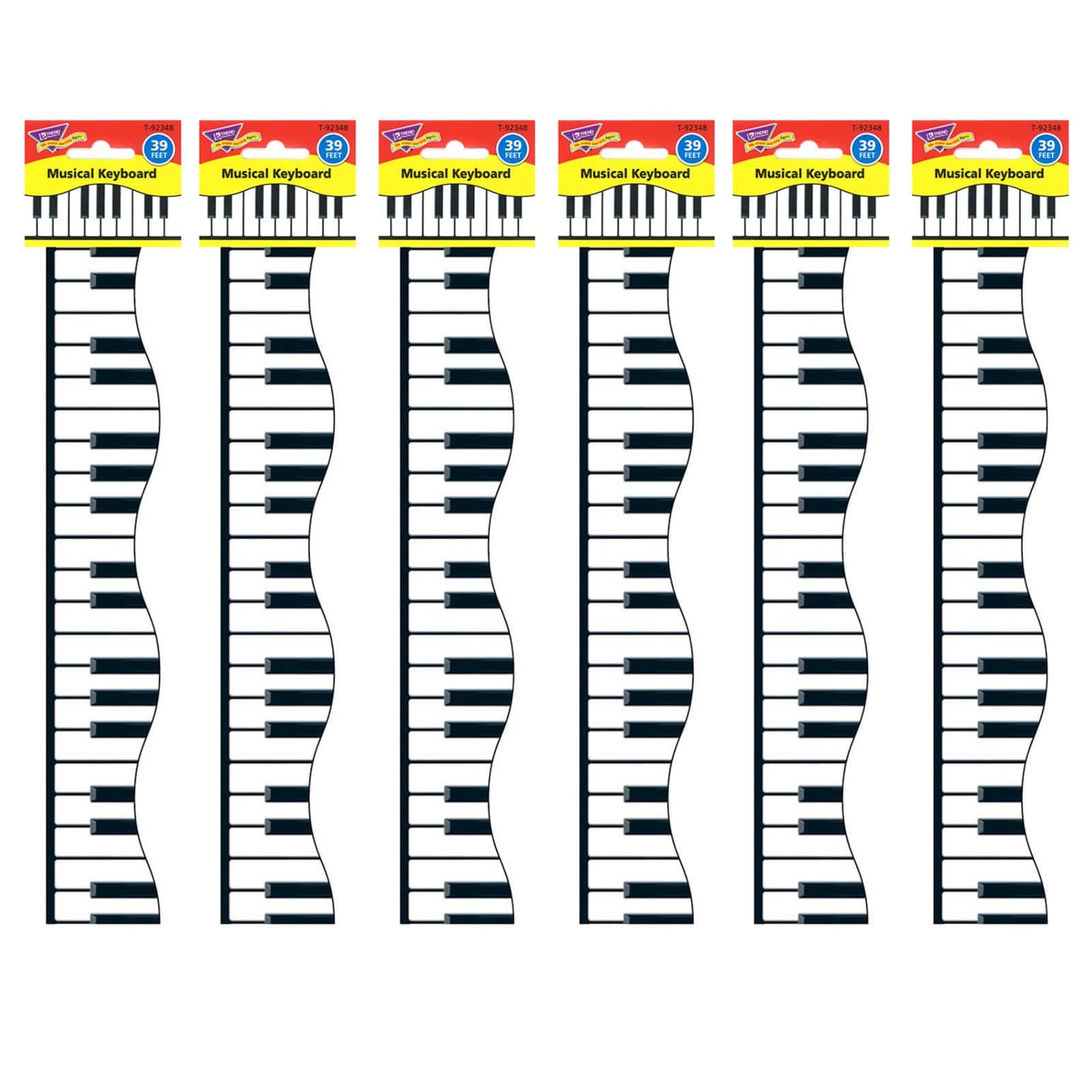 Trend Enterprises® Terrific Trimmers® Musical Keyboard Borders, 234ft.