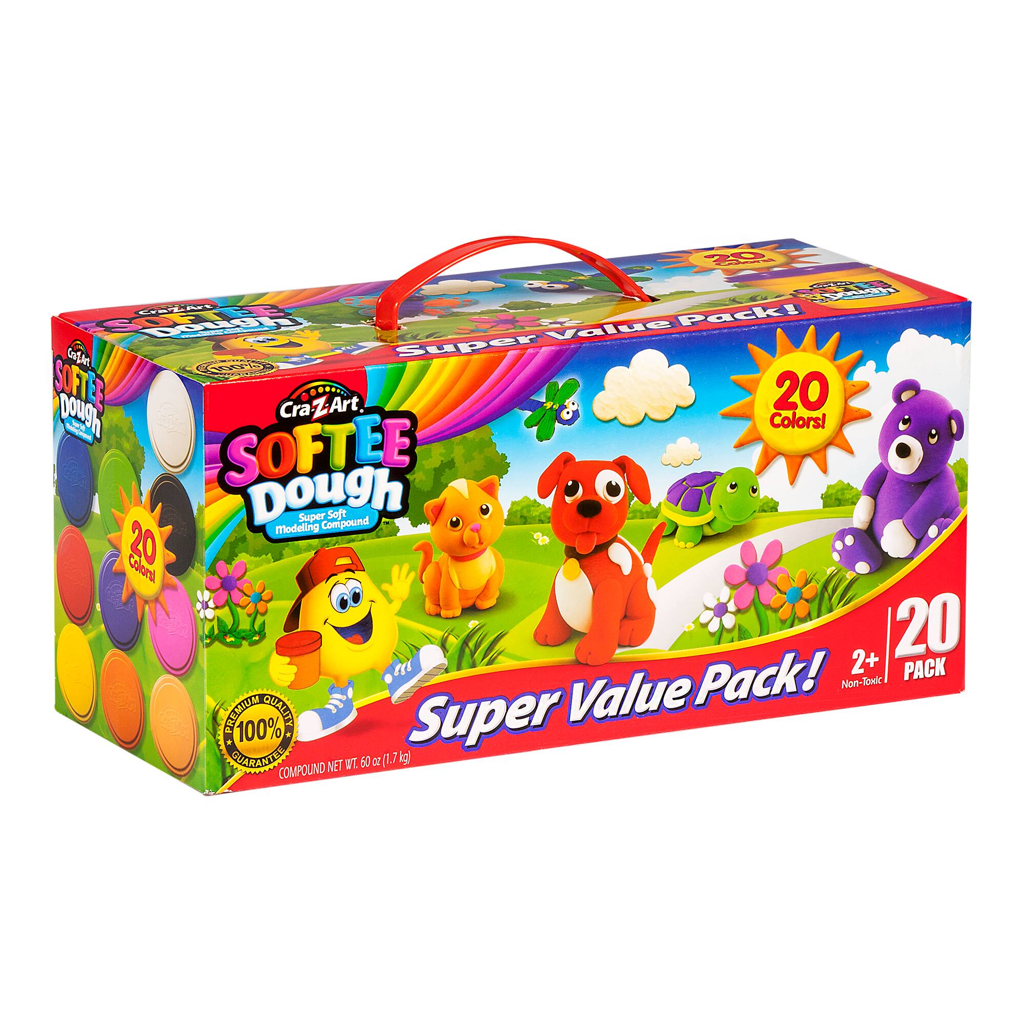 Cra-Z-Art® Softee Dough™ 20 Piece Super Value Pack Modeling