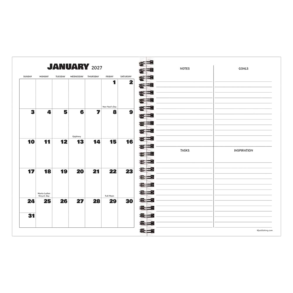 2027 Nascar Medium Weekly Monthly Planner