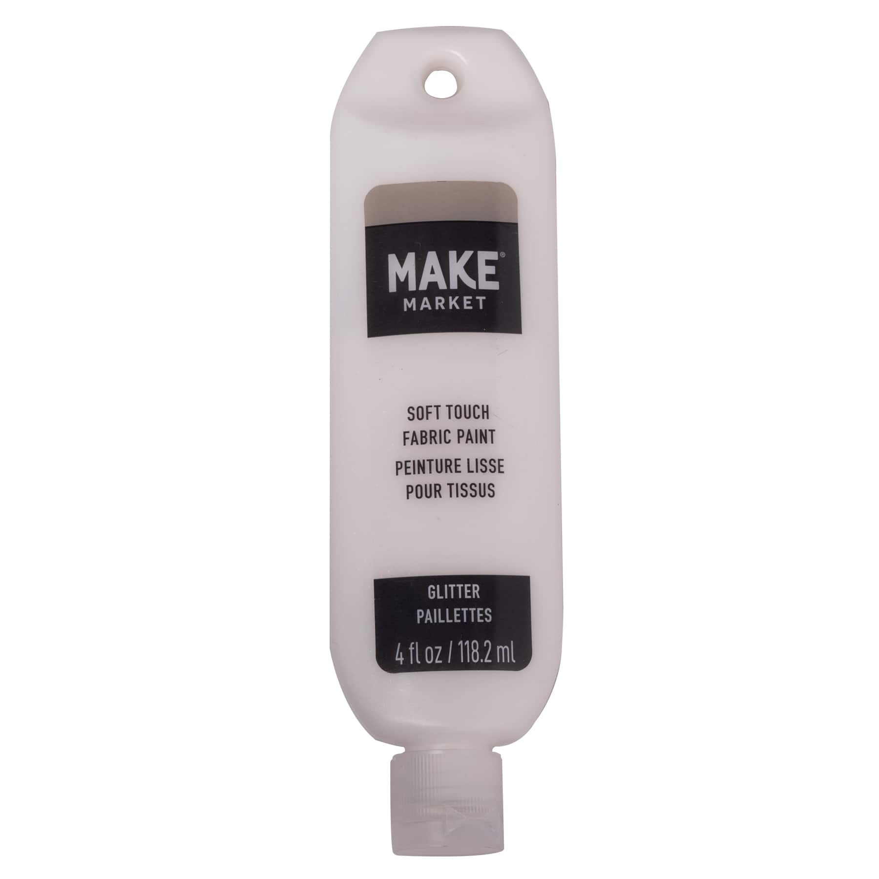 12 Pack: Glitter Soft Touch Fabric Paint by Make Market®
