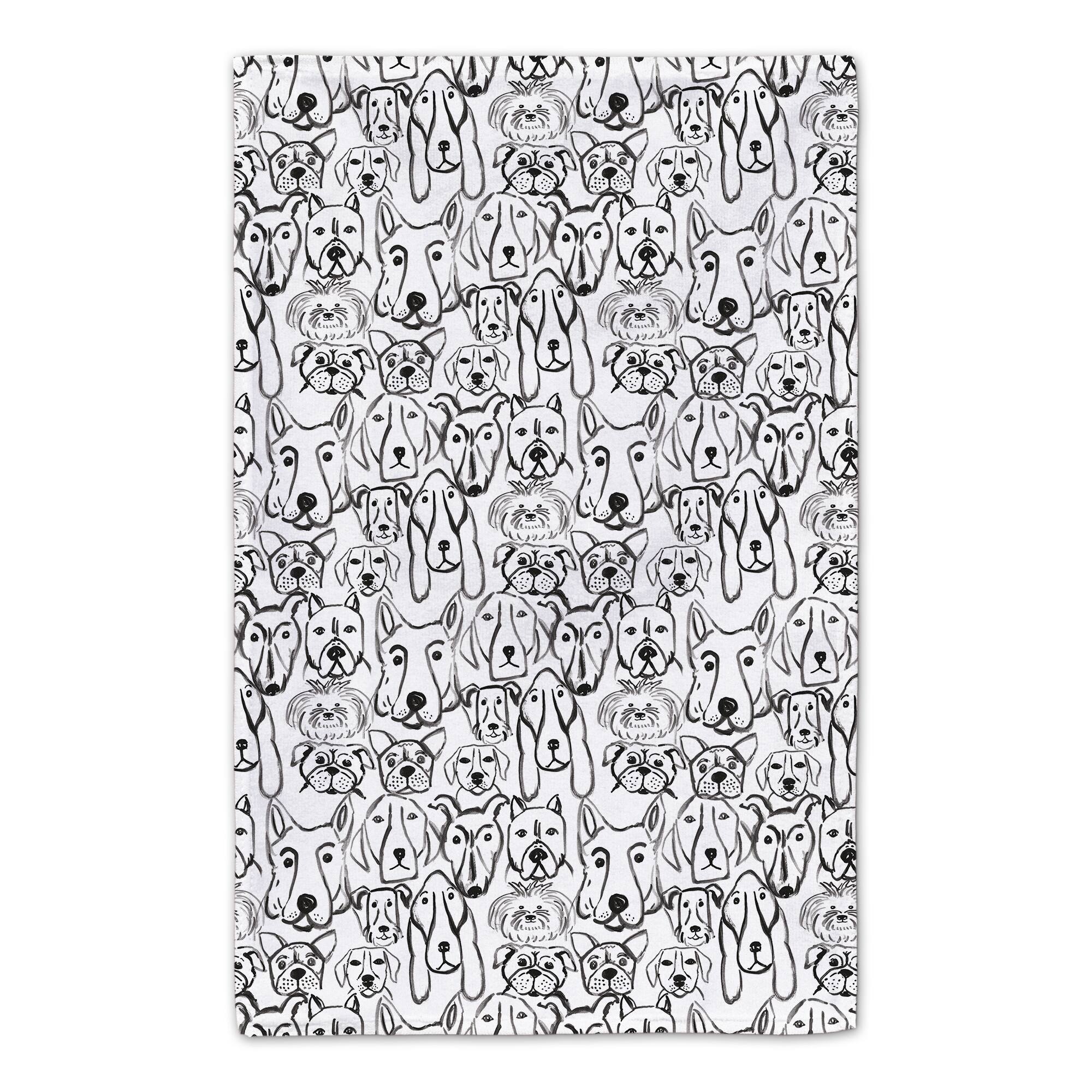 Funny Dog No.2 Tea Towel Set