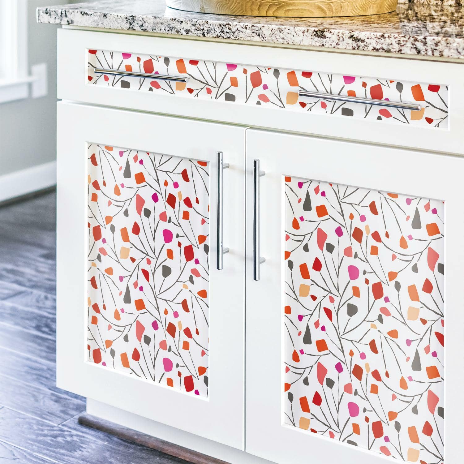 RoomMates Red Terrazzo Branch Peel & Stick Wallpaper