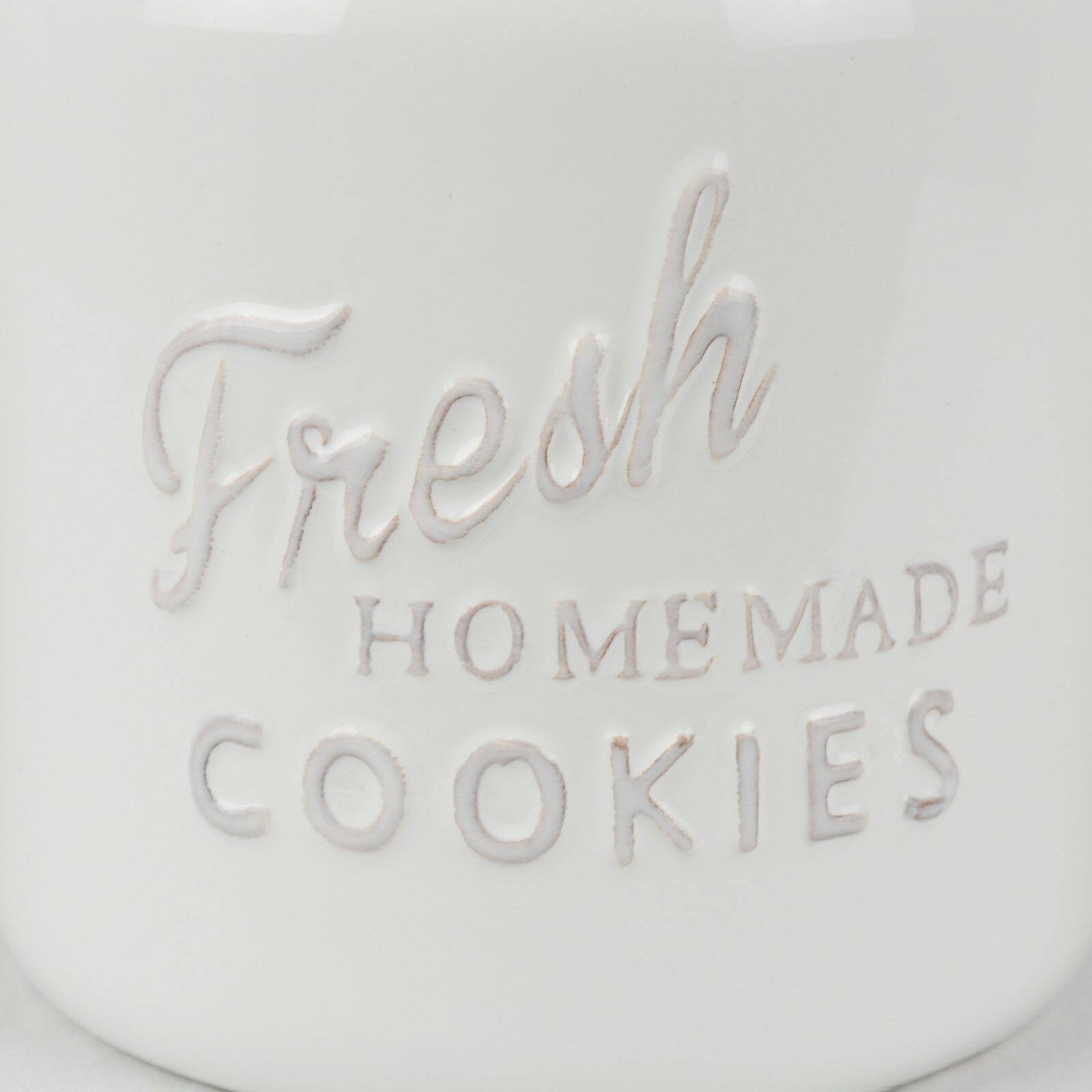 DII® 9" Red & White Ceramic Cookie Jar