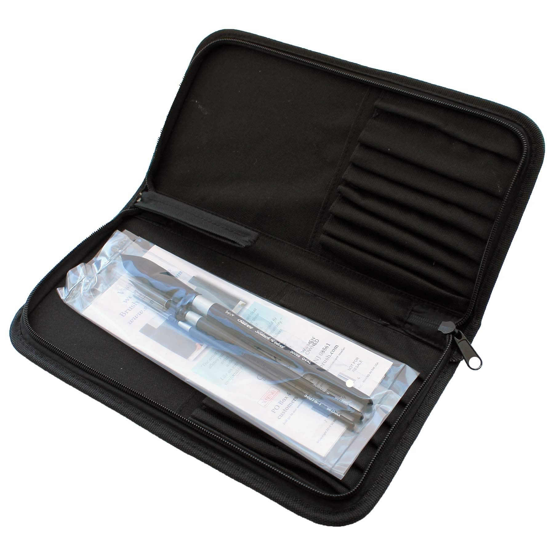Silver Brush Limited Black Velvet® 4 Piece Watercolor Brushes Set