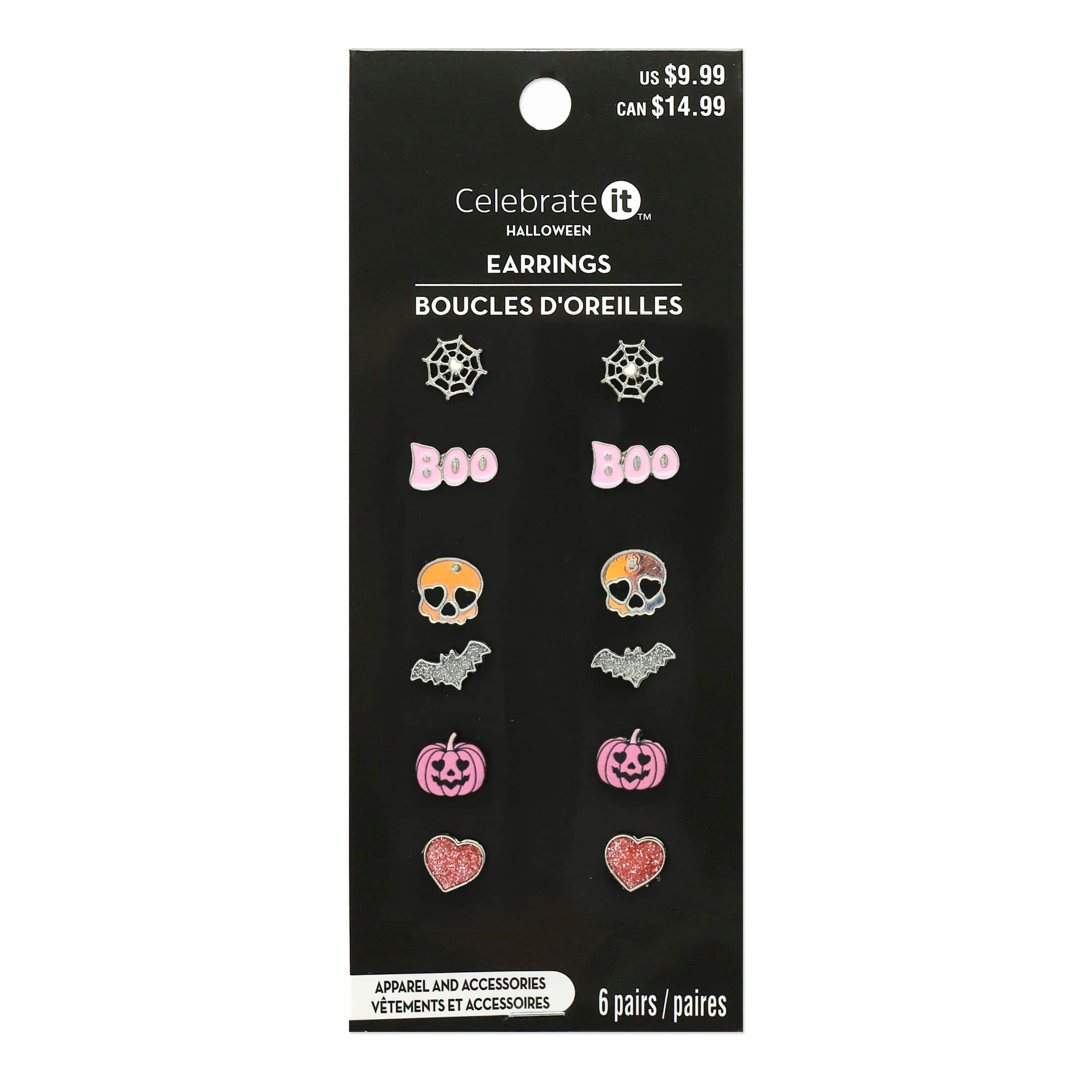 Halloween Pink Earring Value Pack by Celebrate It™