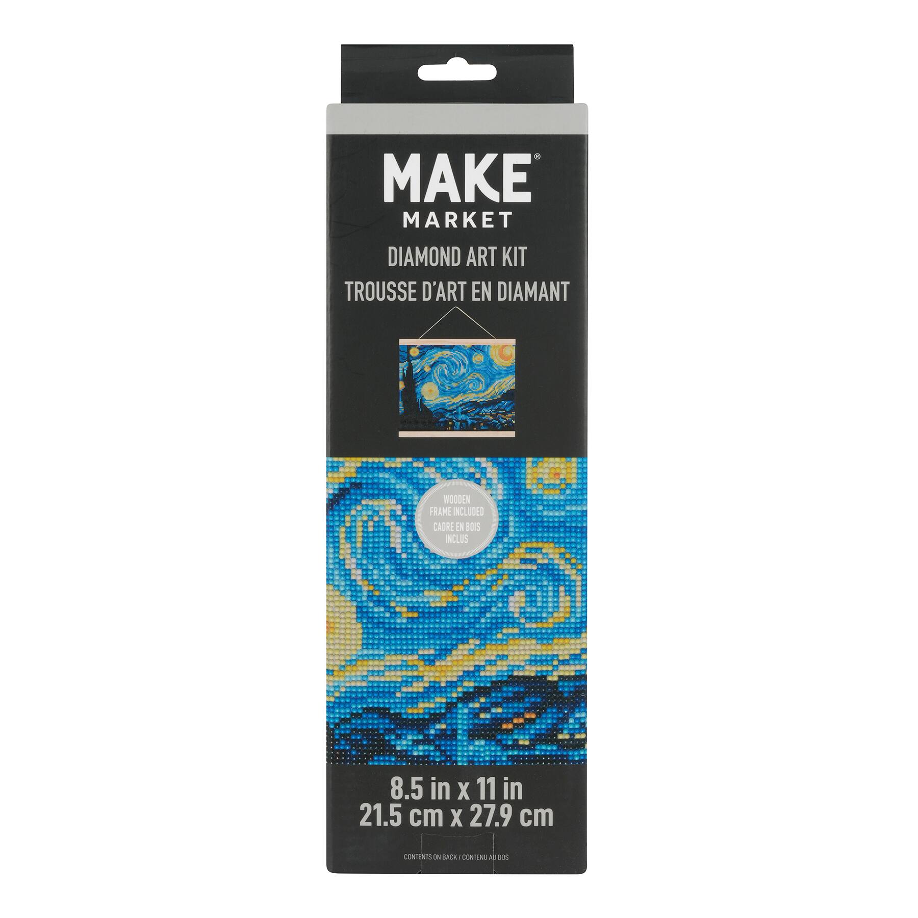Starry Night with Frame Diamond Art Kit by Make Market®