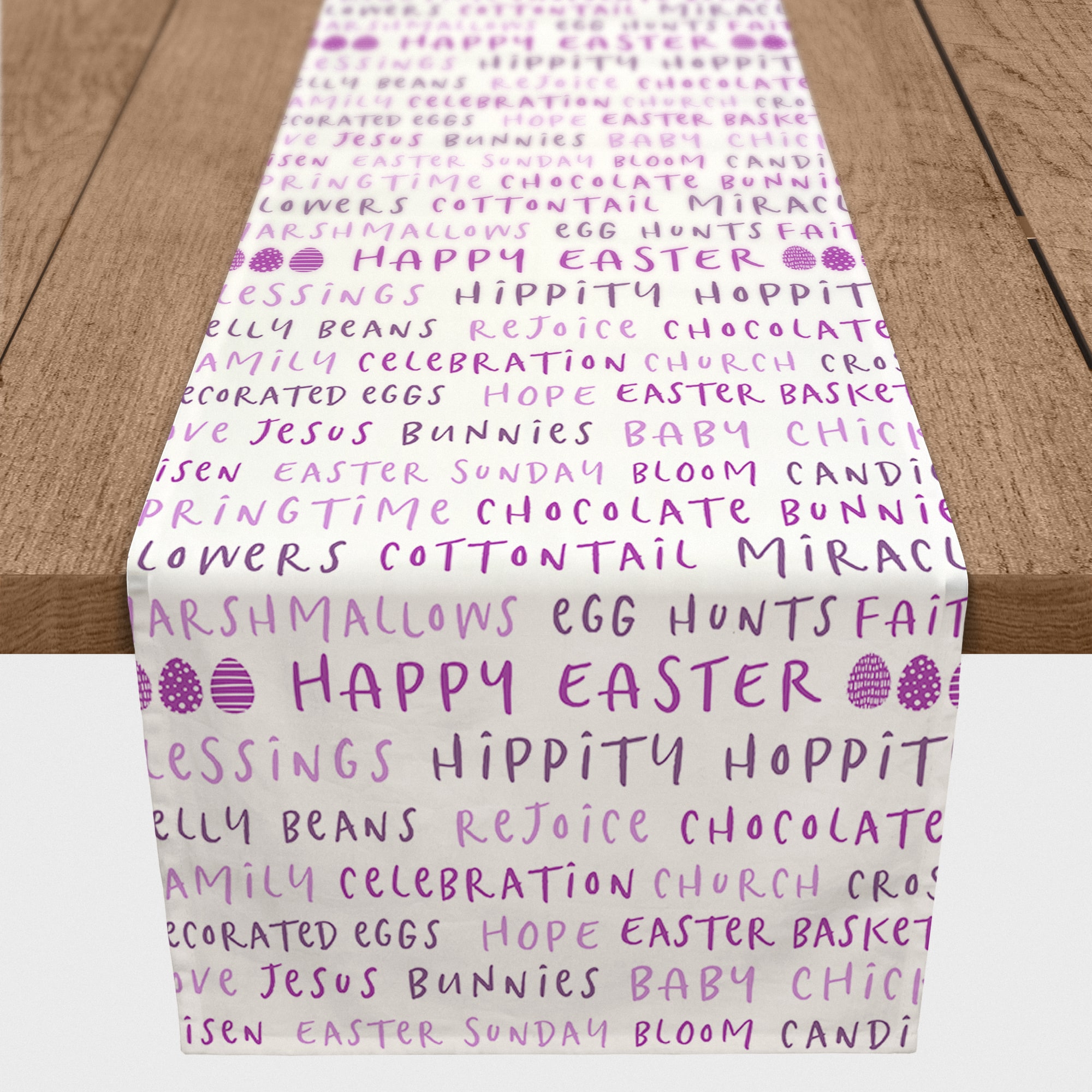 Easter Stuff Runner 16" x 72" Cotton Twill Runner