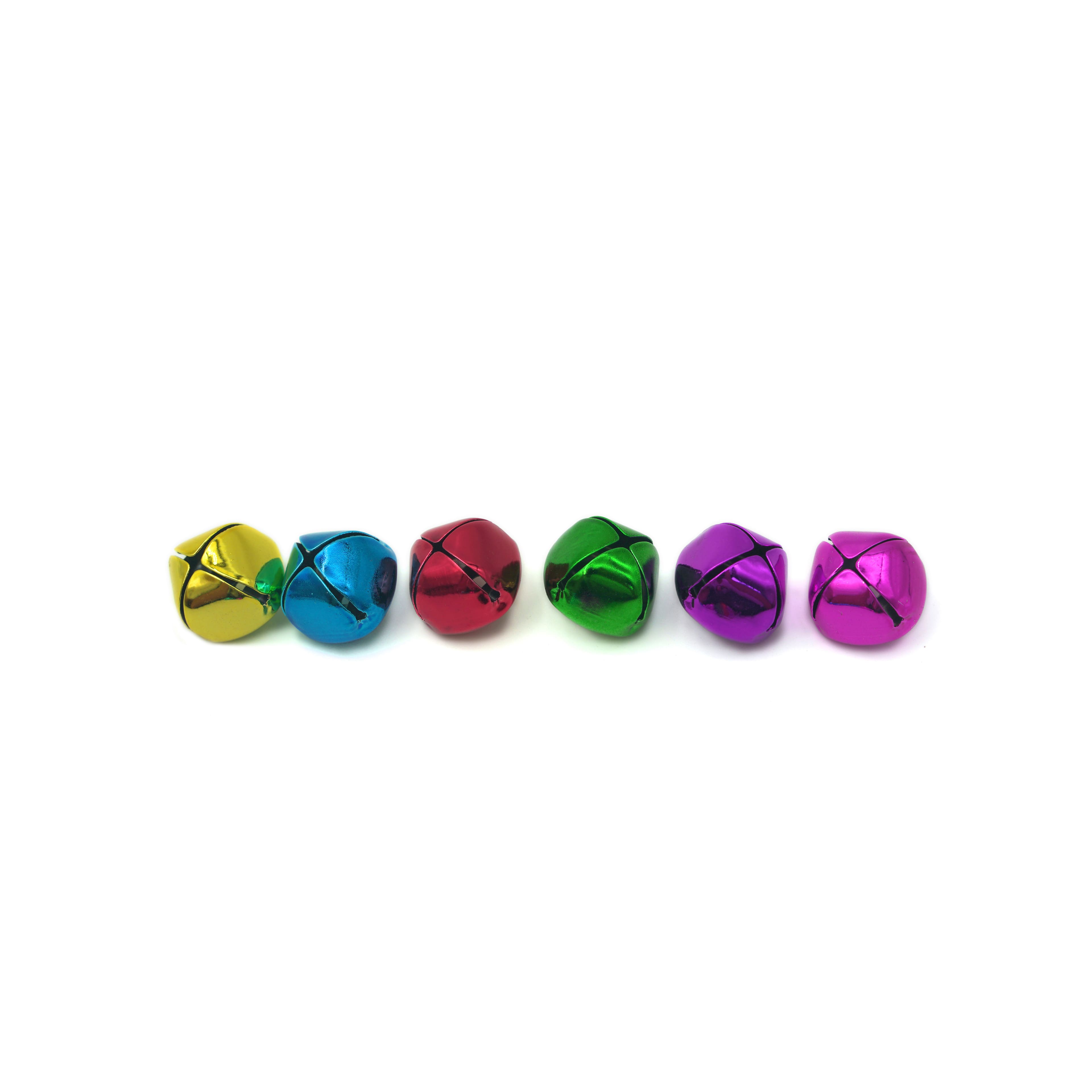 12 Packs: 38 ct. (456 total) 18mm Assorted Jingle Bells by Creatology™