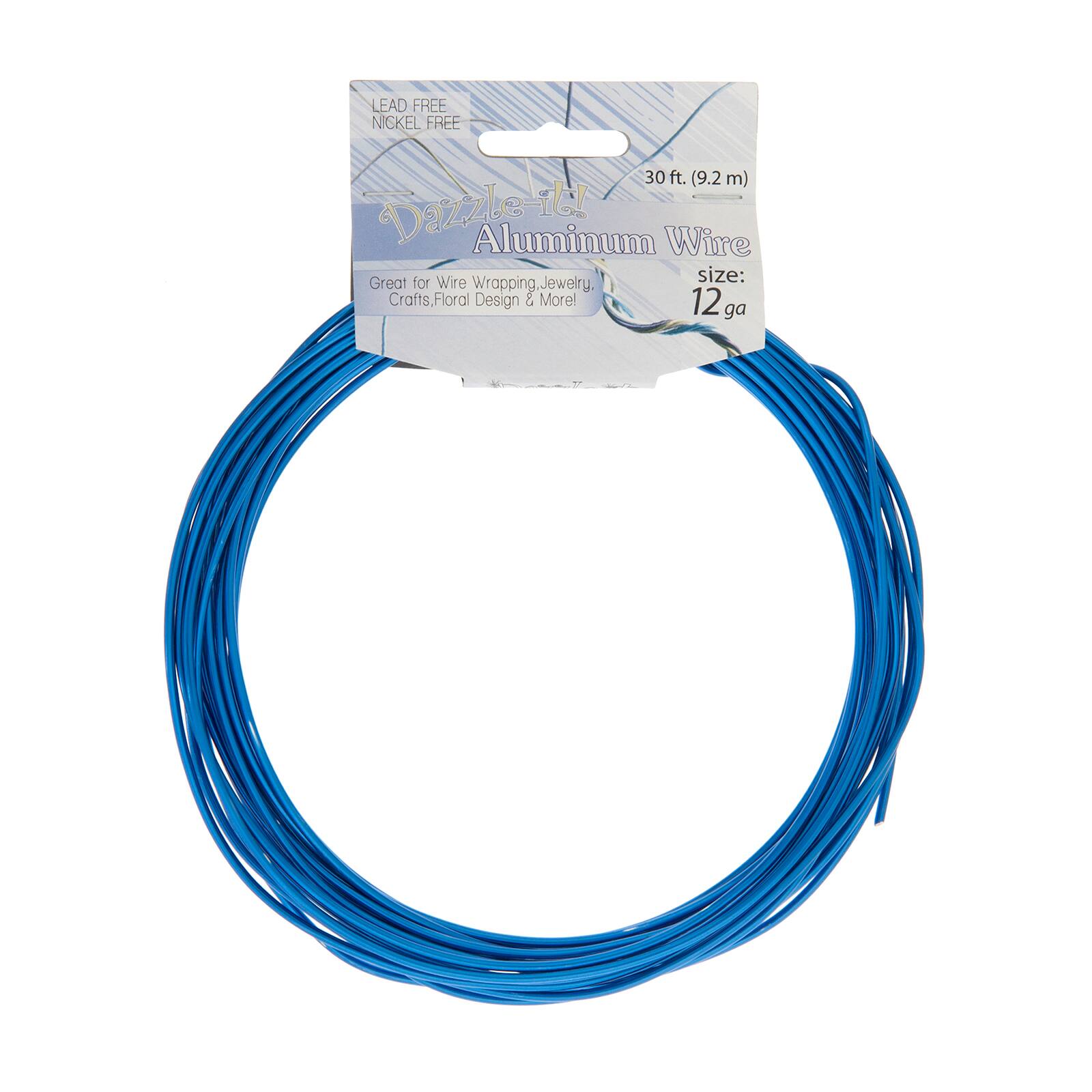 John Bead 12 Gauge Aluminum Jewelry Wire, 30ft.